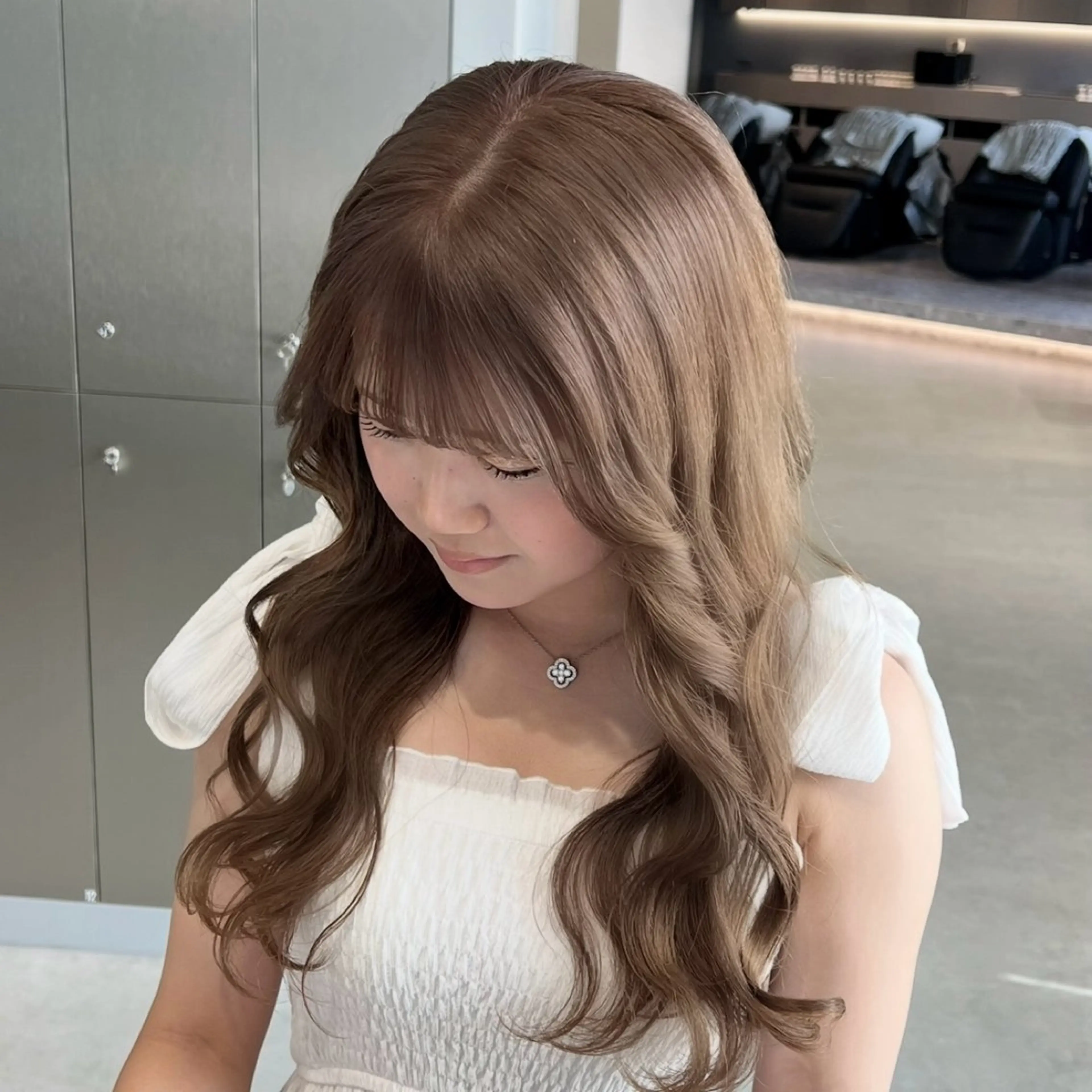 ロング ヘアカラー 美容室lei miu所属・ゆみ／ lei miuのヘアスタイル