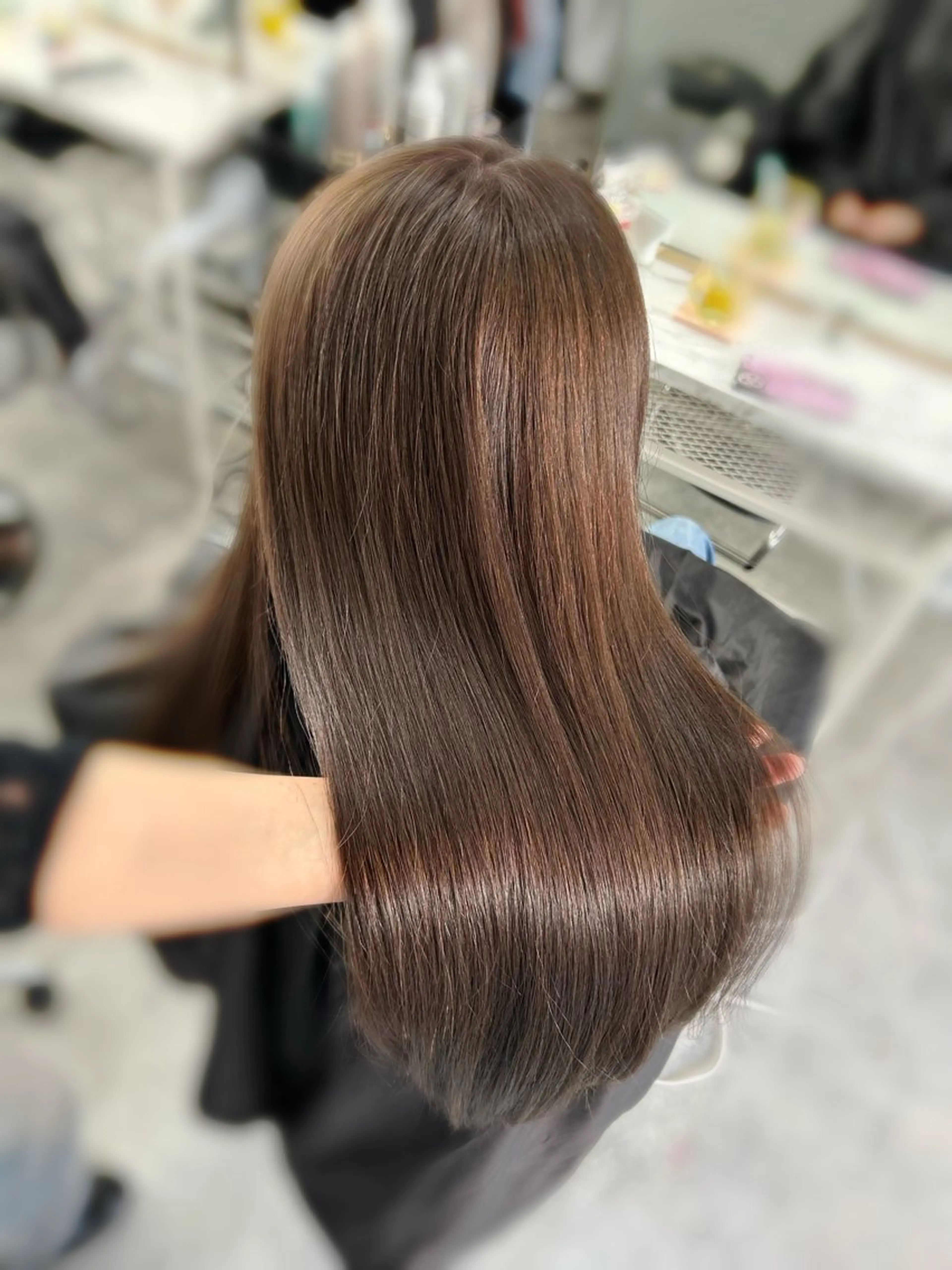 ロング ヘアカラー トリートメント ヘアセット Sakura❤︎/ 透明感カラーのヘアスタイル