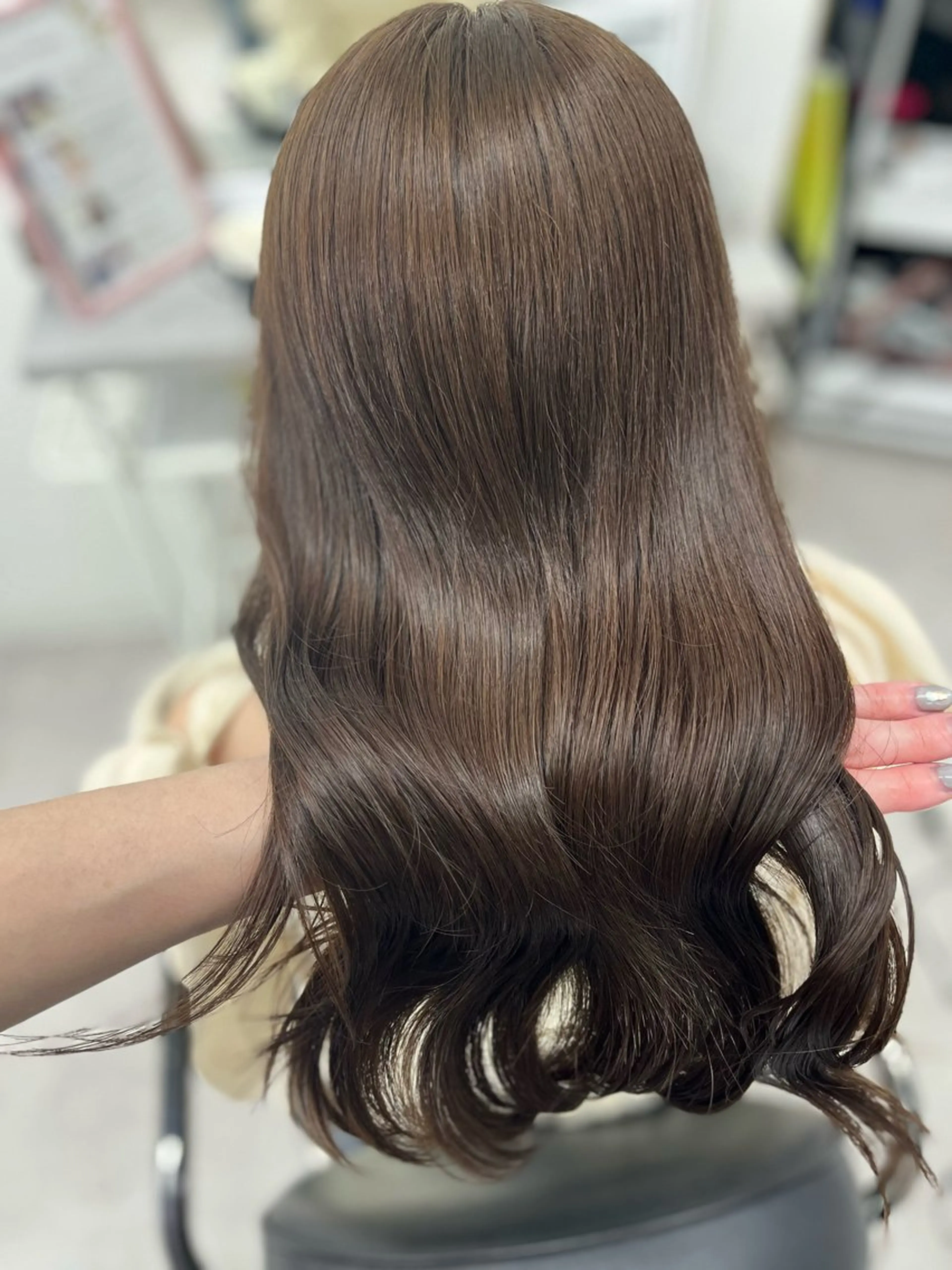 ロング カラー ブリーチ ダブルカラー ブリーチなしカラー ヘアカラー 🫧ぷる艶カラー🫧 Yuubi🦩のヘアスタイル