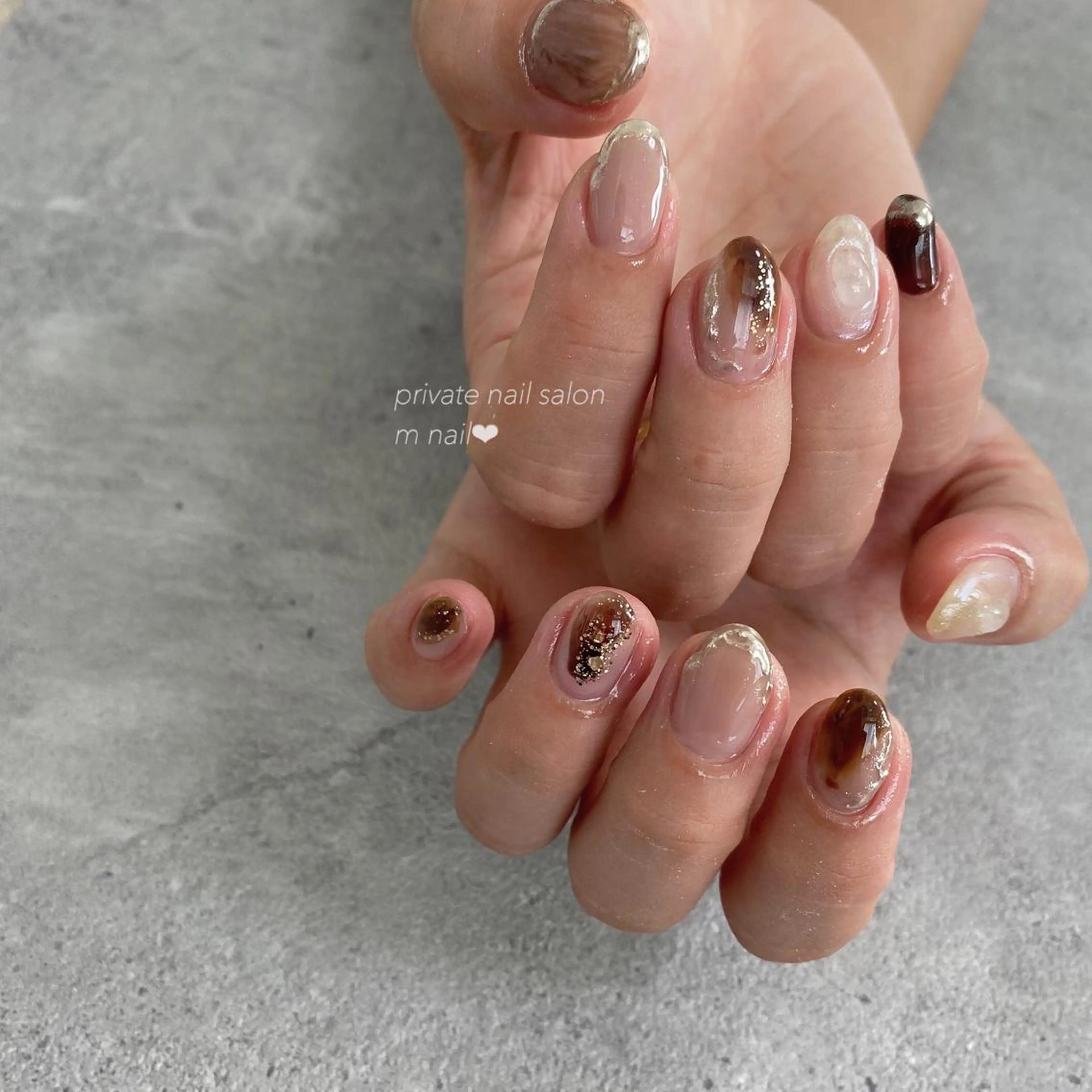 ネイル 持ち込み ハンドネイル 小河原 舞のネイルデザイン