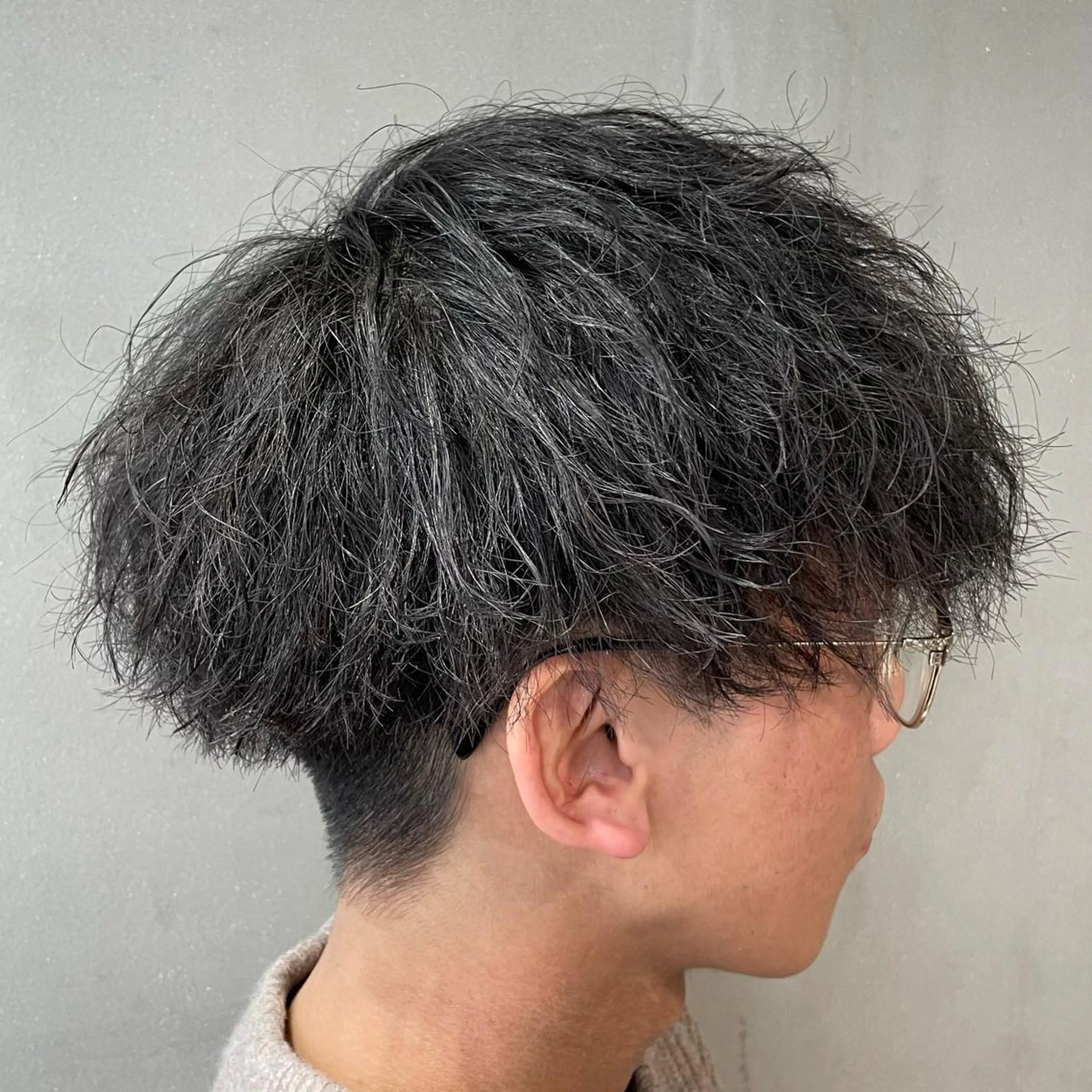 ショート パーマ メンズ メンズパーマ 学生（メンズ向け） 入学式 卒業式のヘアスタイル 学生 カット パーマ ヘアセット メンズ/メンズパーマ /心斎橋/新地政紀のヘアスタイル