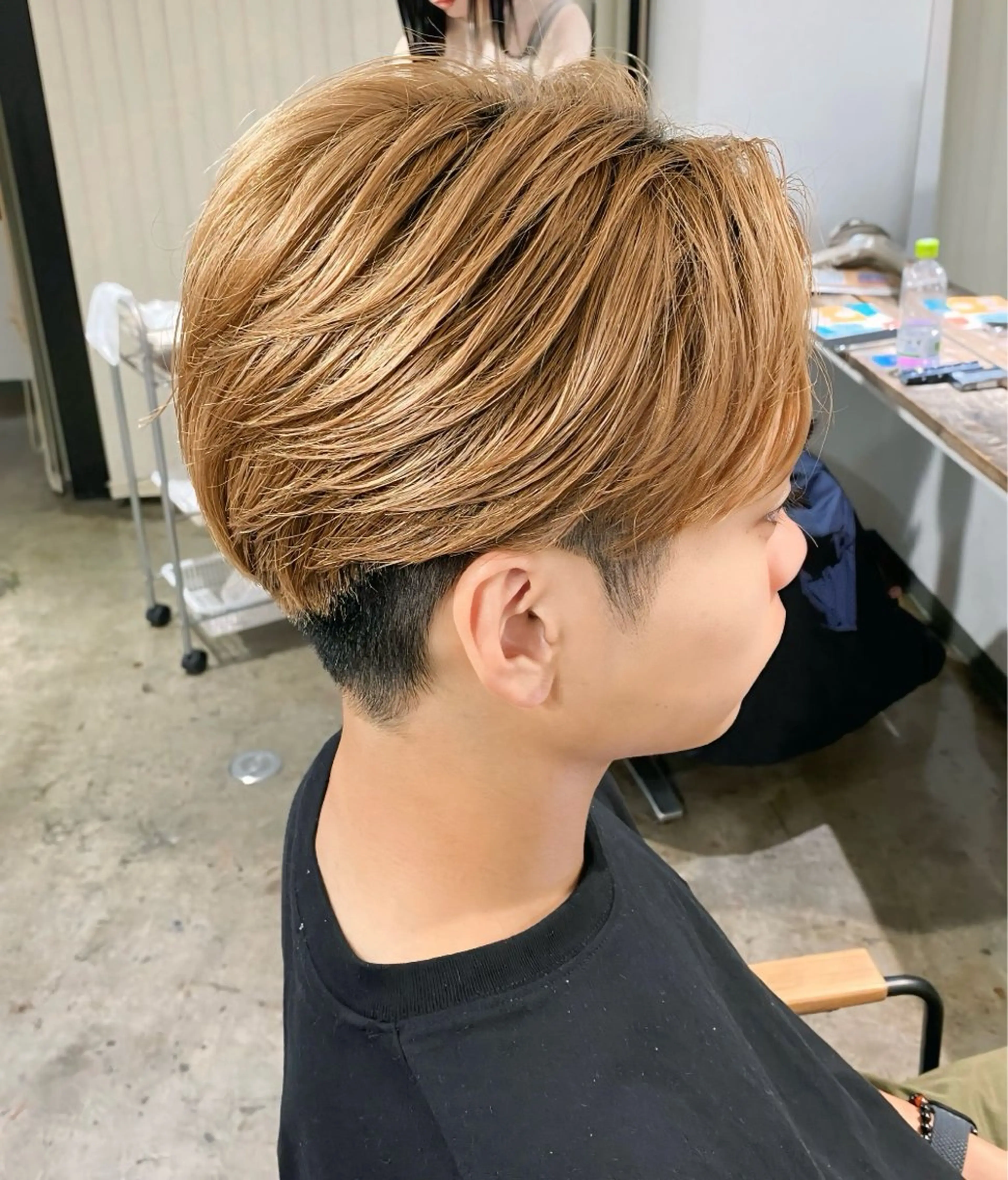 パーマ メンズ センターパート メンズパーマ 特化/中川拓也のヘアスタイル