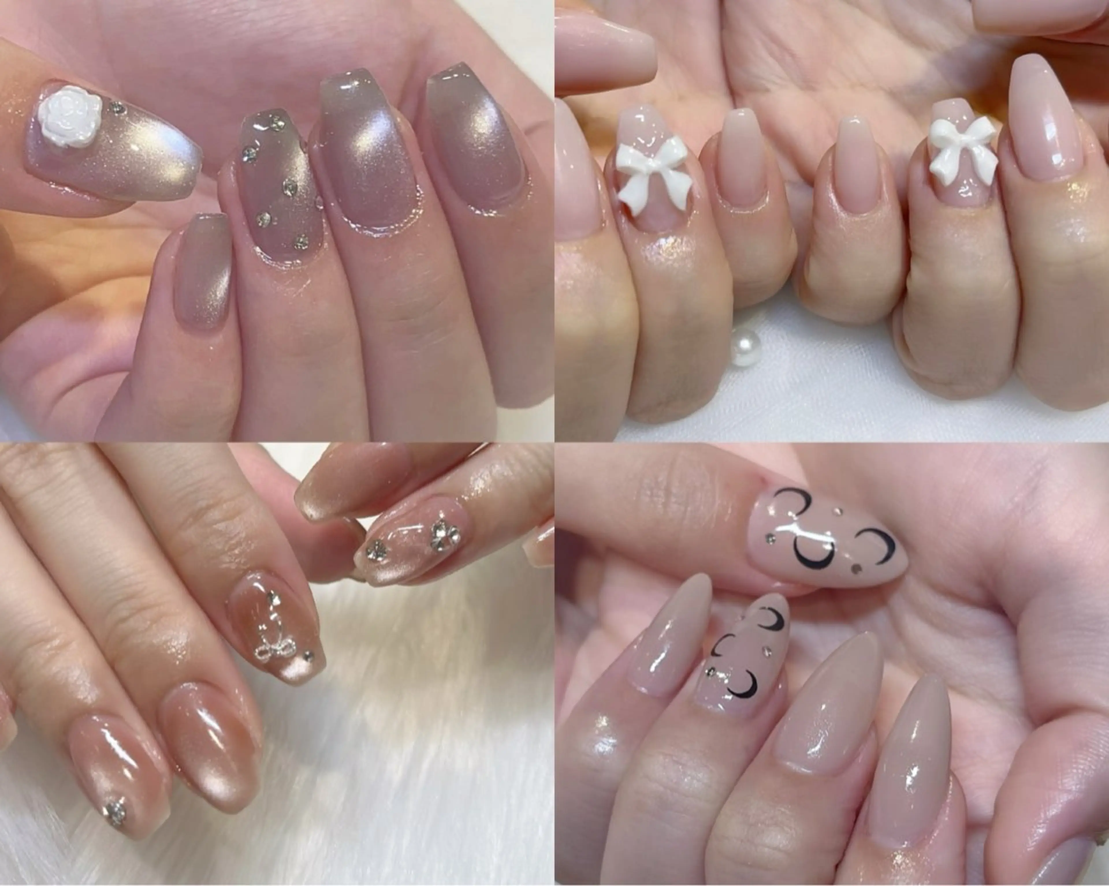【オフあり】ガーリーネイル♪定額シンプルアート2本コース🍒の写真