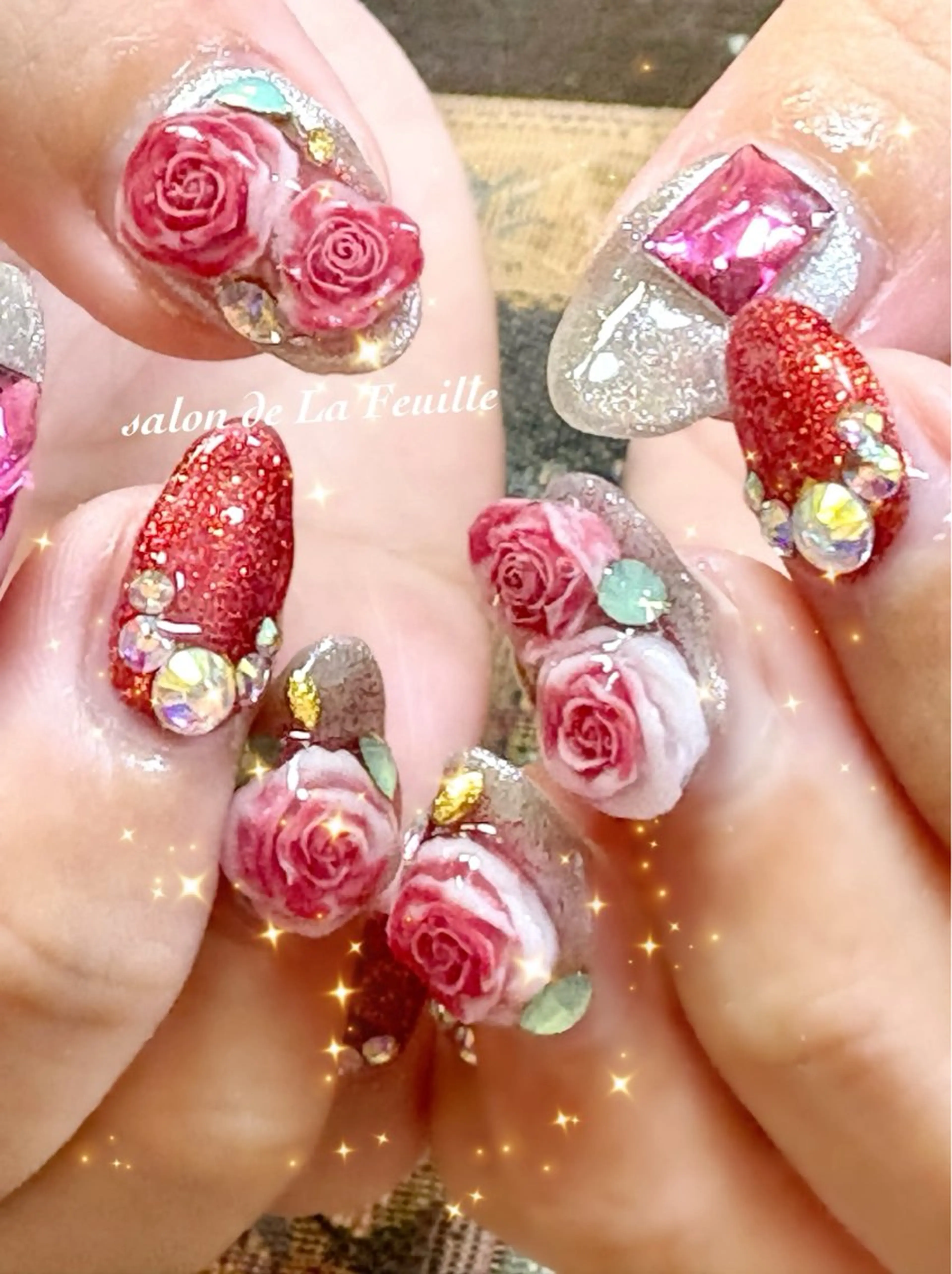 ショート サロンドラフィーユ LAFEUILLEのネイルデザイン