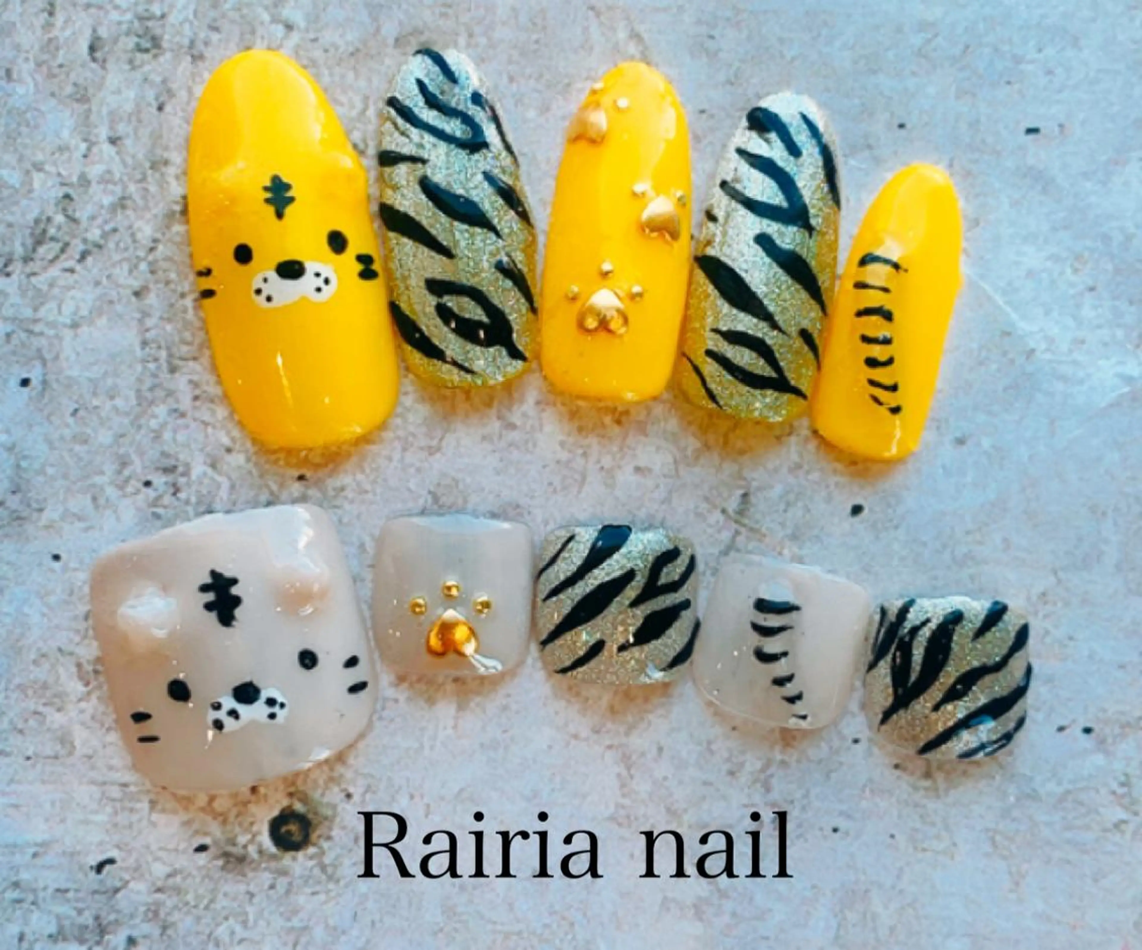 ネイル アートネイル ジェルネイル パラジェル 冬ネイル Rairia nail本八幡店のネイルデザイン