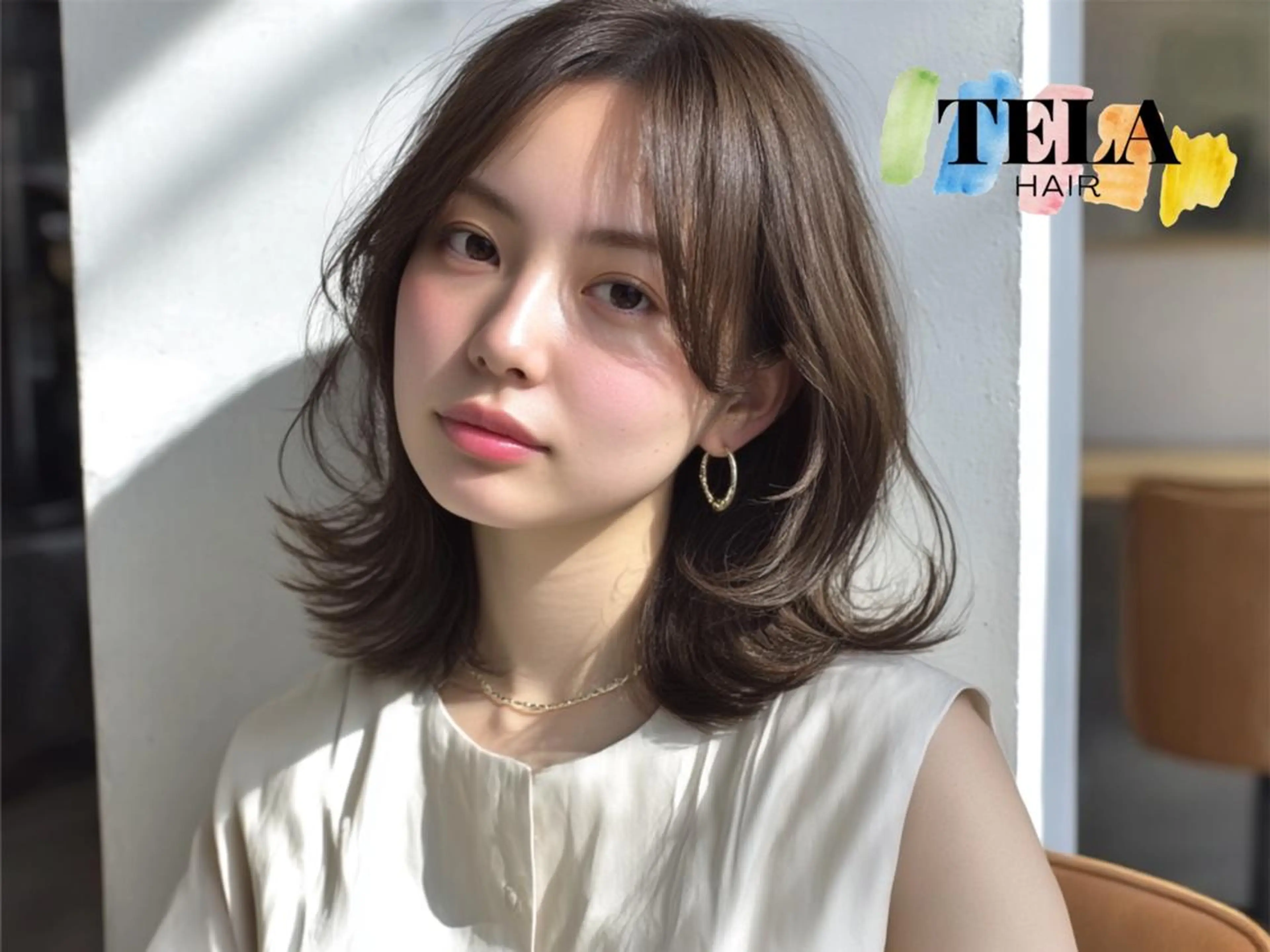 ミディアム TELAHAIR 髪質改善特化型サロンのヘアスタイル