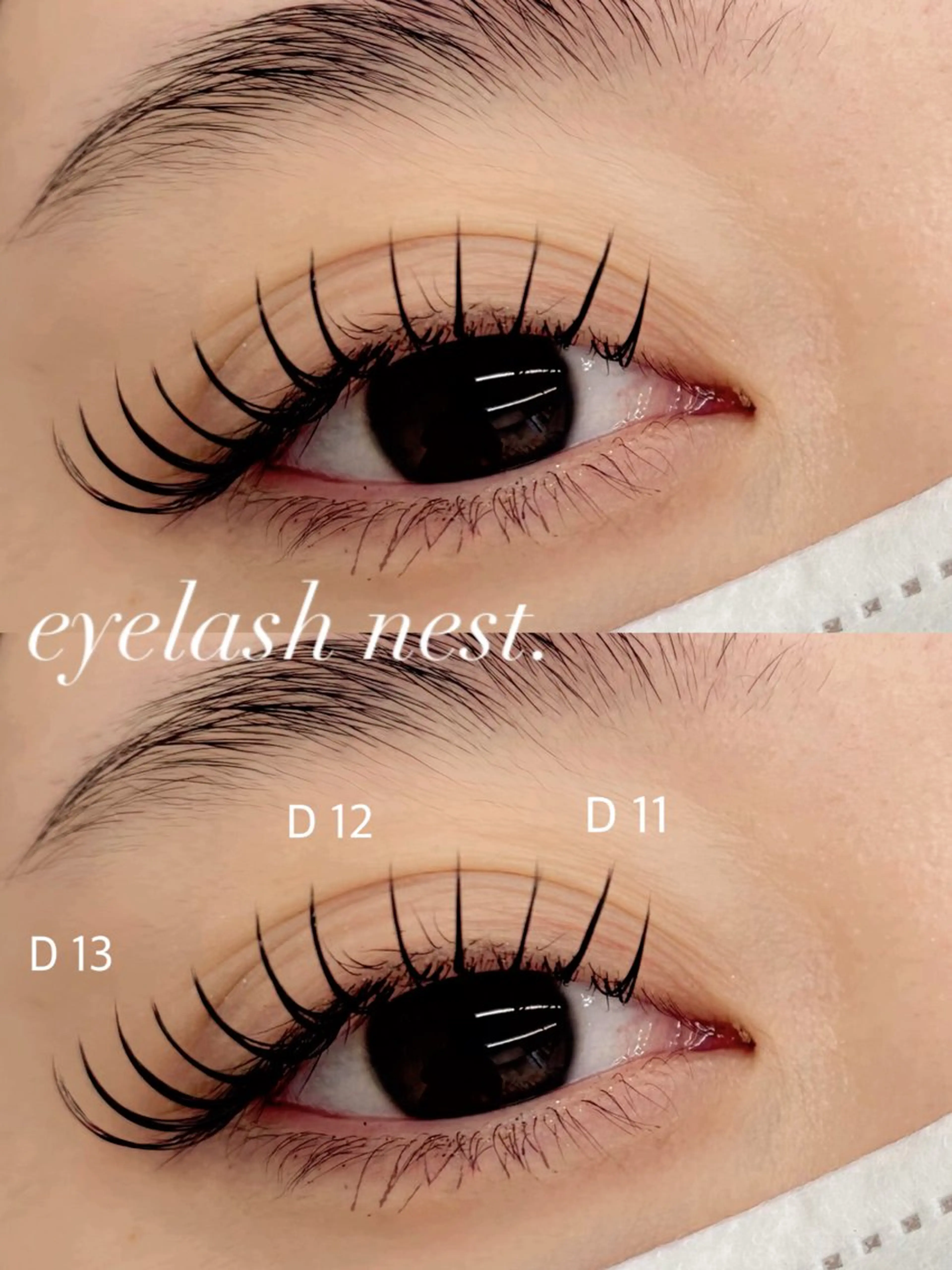 マツエク・マツパ フラットラッシュ intime内nest.所属・🤍nest. エリ🤍のマツエク・マツパデザイン