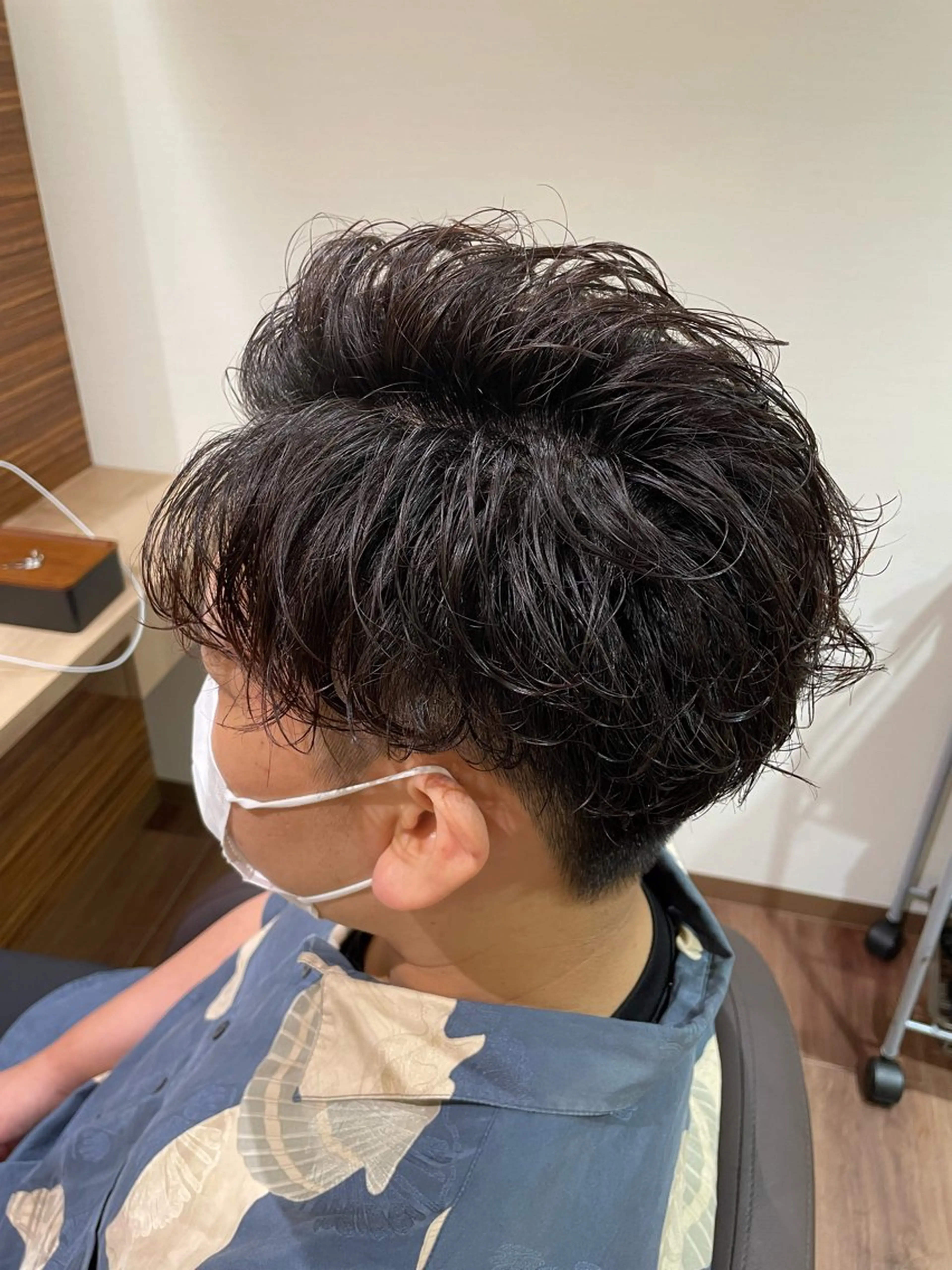 ショート パーマ メンズ 中嶋 ナカジマのヘアスタイル