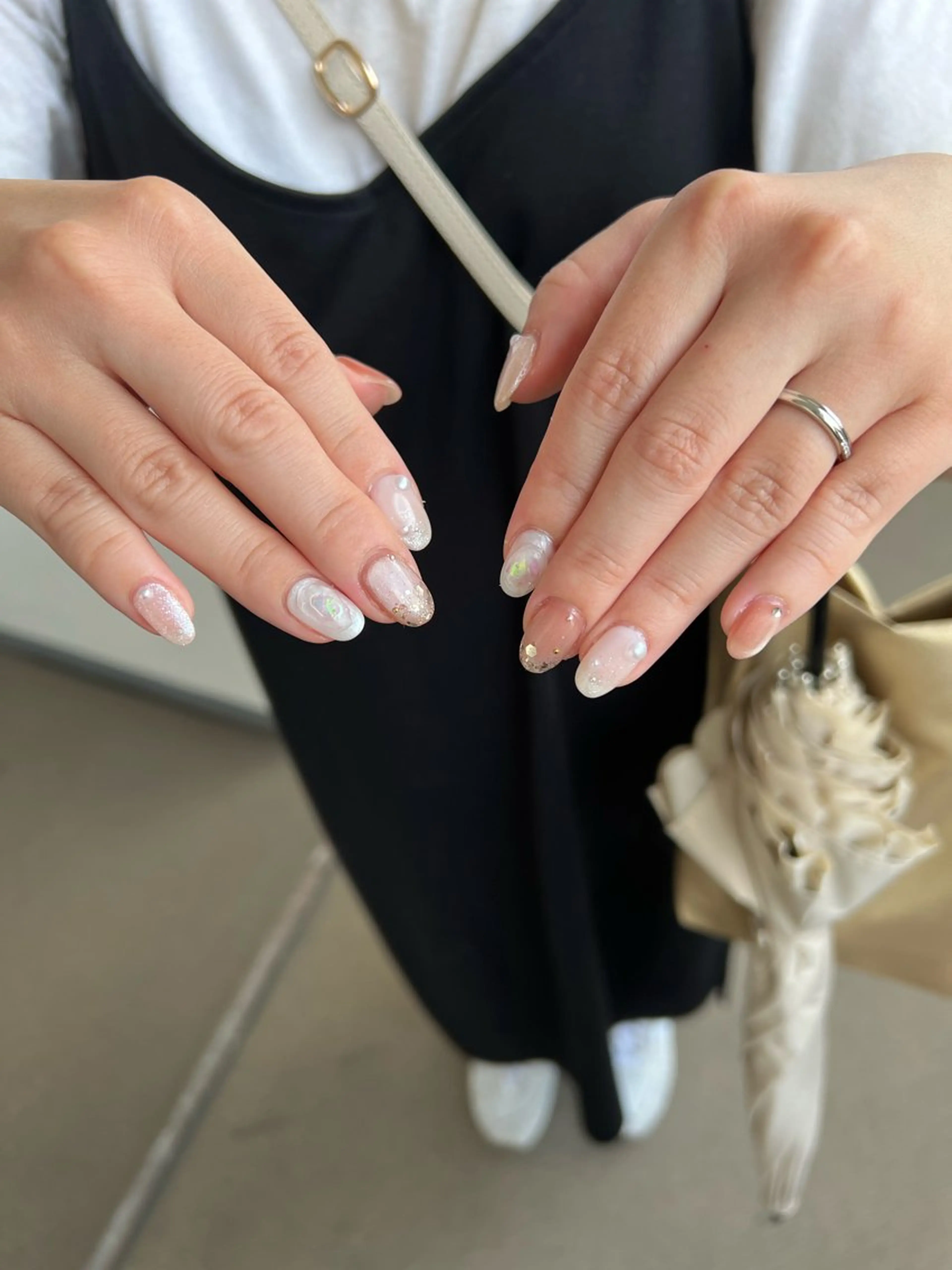 ネイル m.nail/ 🐄💛🧡❤️のネイルデザイン