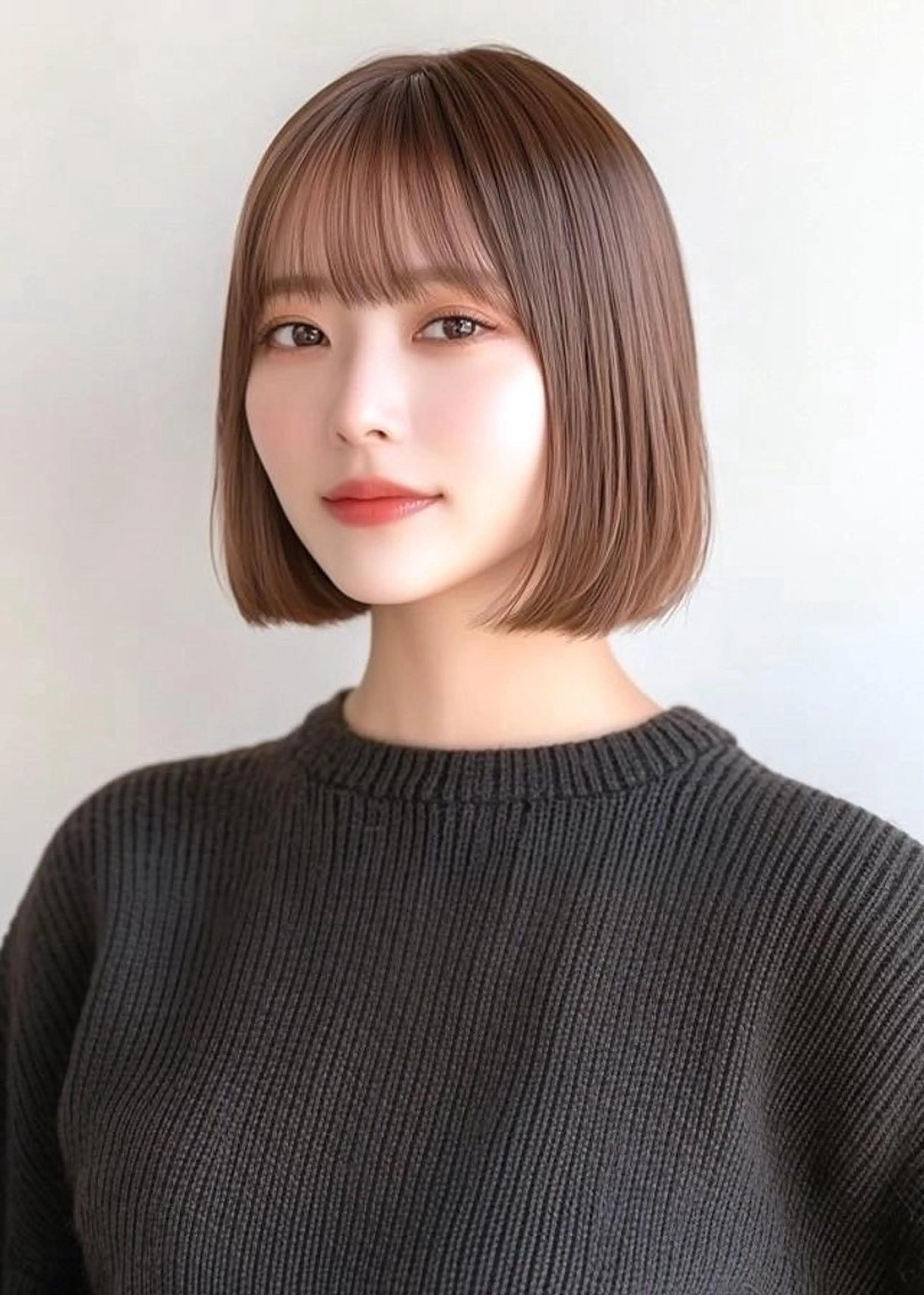 ミディアム カラー ブリーチ ボブ特化 いくたのヘアスタイル
