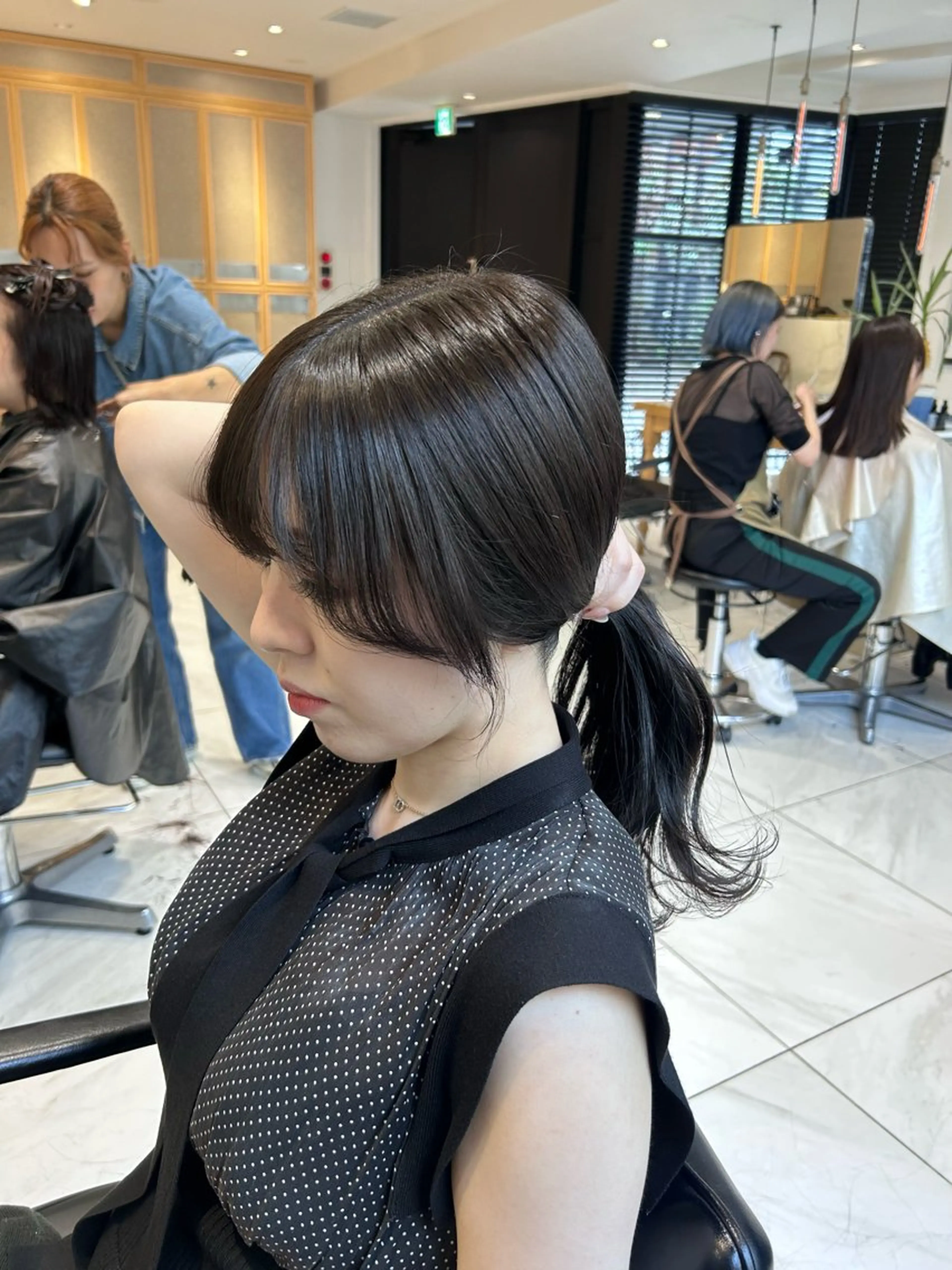 カラー カット ヘアカラー トリートメント ヘッドスパ ヘアセット ハイトーン/エクステ レイヤー/mikoのヘアスタイル
