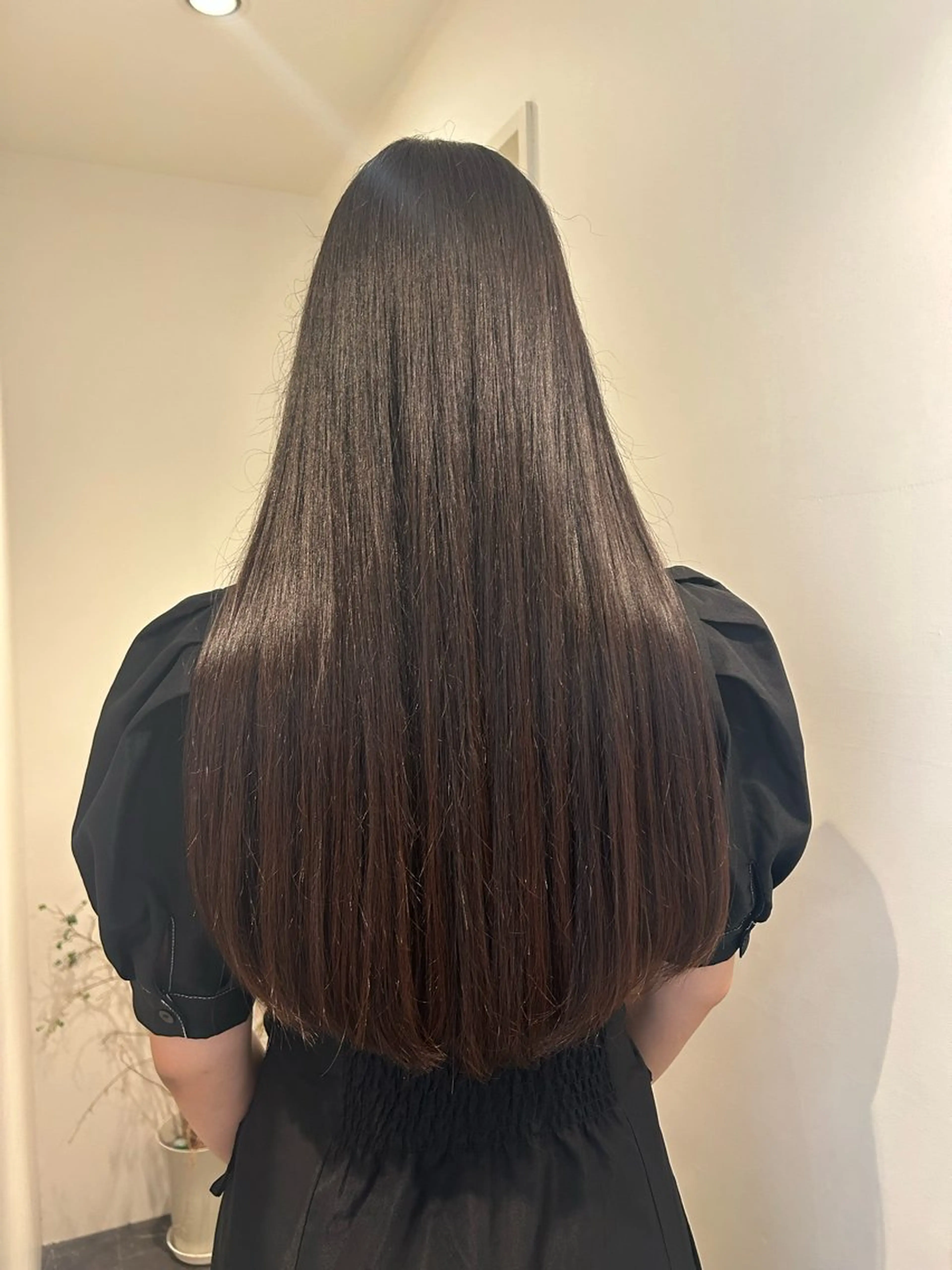 ロング カット 湯浅 美葉のヘアスタイル
