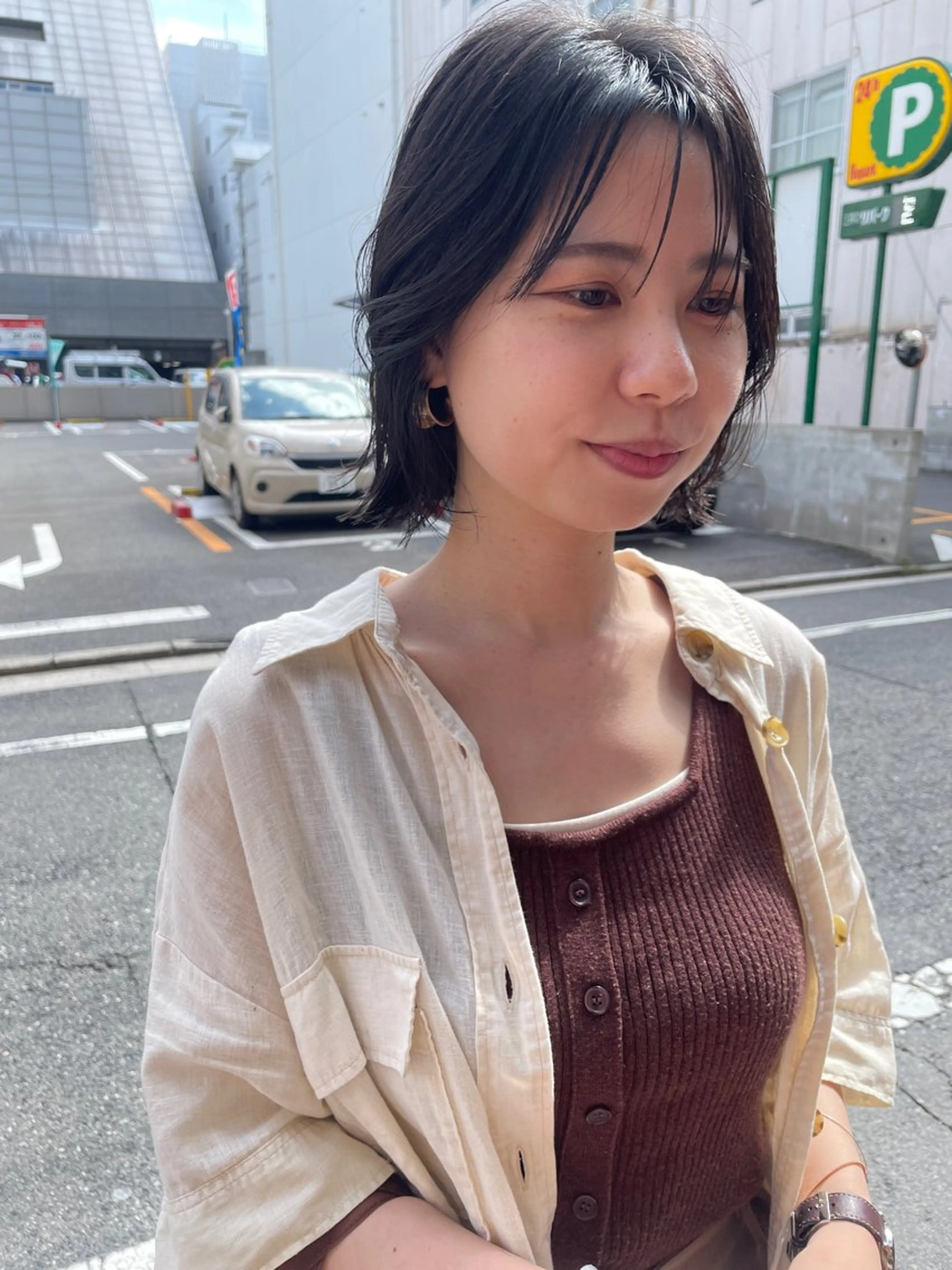 ショート カット ヘッドスパ さの あやねのヘアスタイル