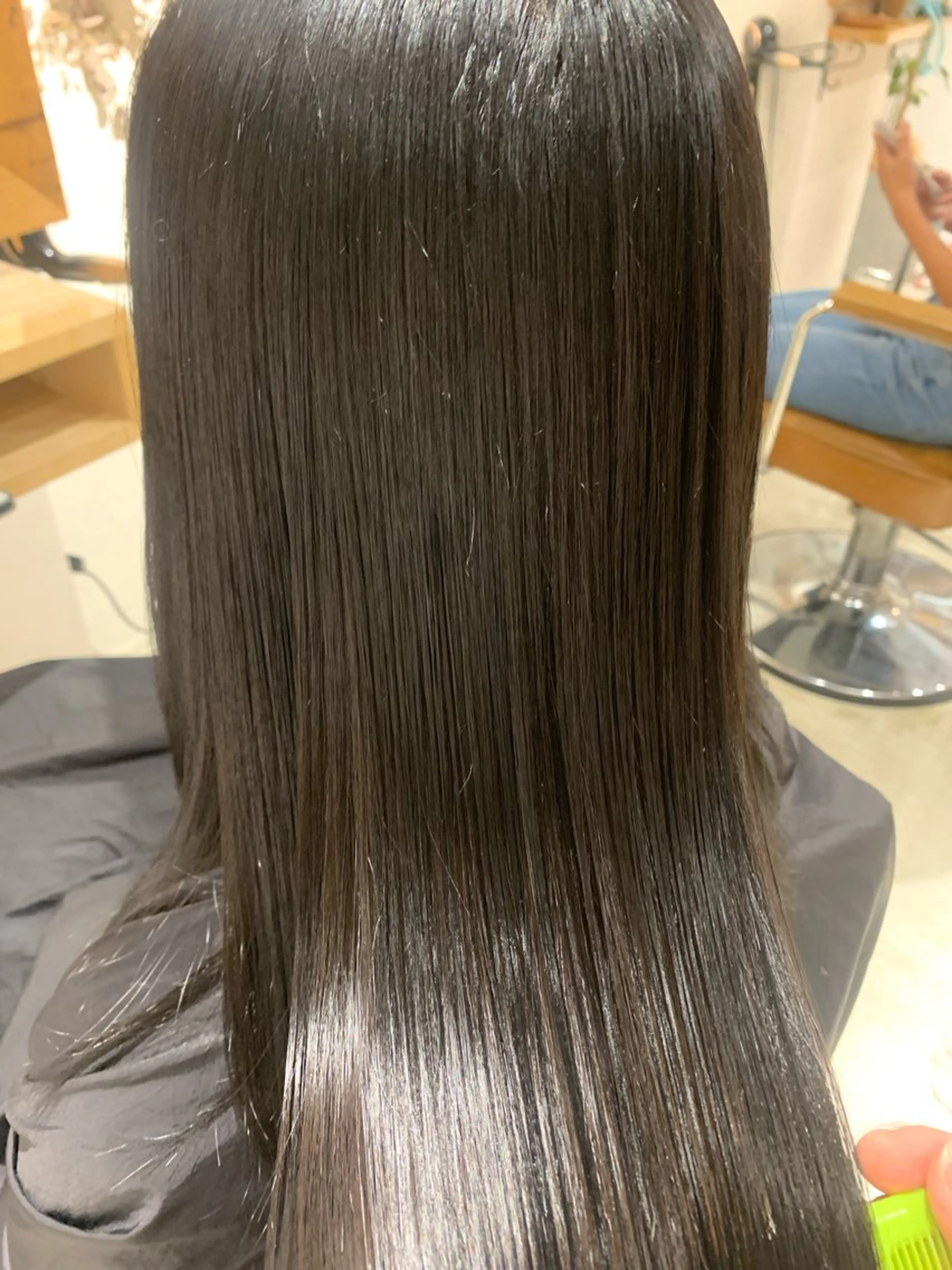 ロング パーマ ストレートパーマ カット 縮毛矯正 🩰淡色系カラー／ 南ゆかり（女性のみ）のヘアスタイル