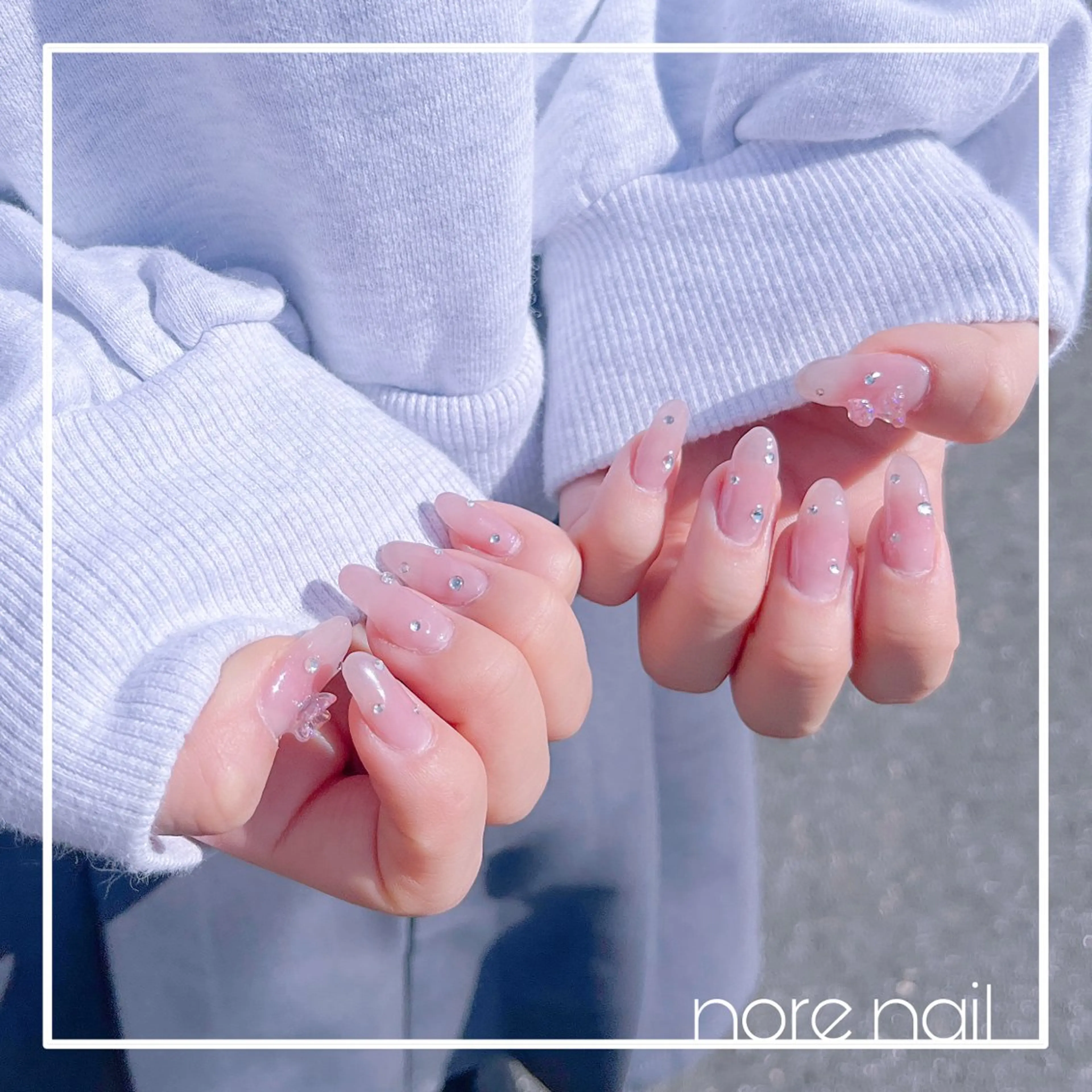ネイル ピンク ハンドネイル nore nail所属・nore nailのネイルデザイン