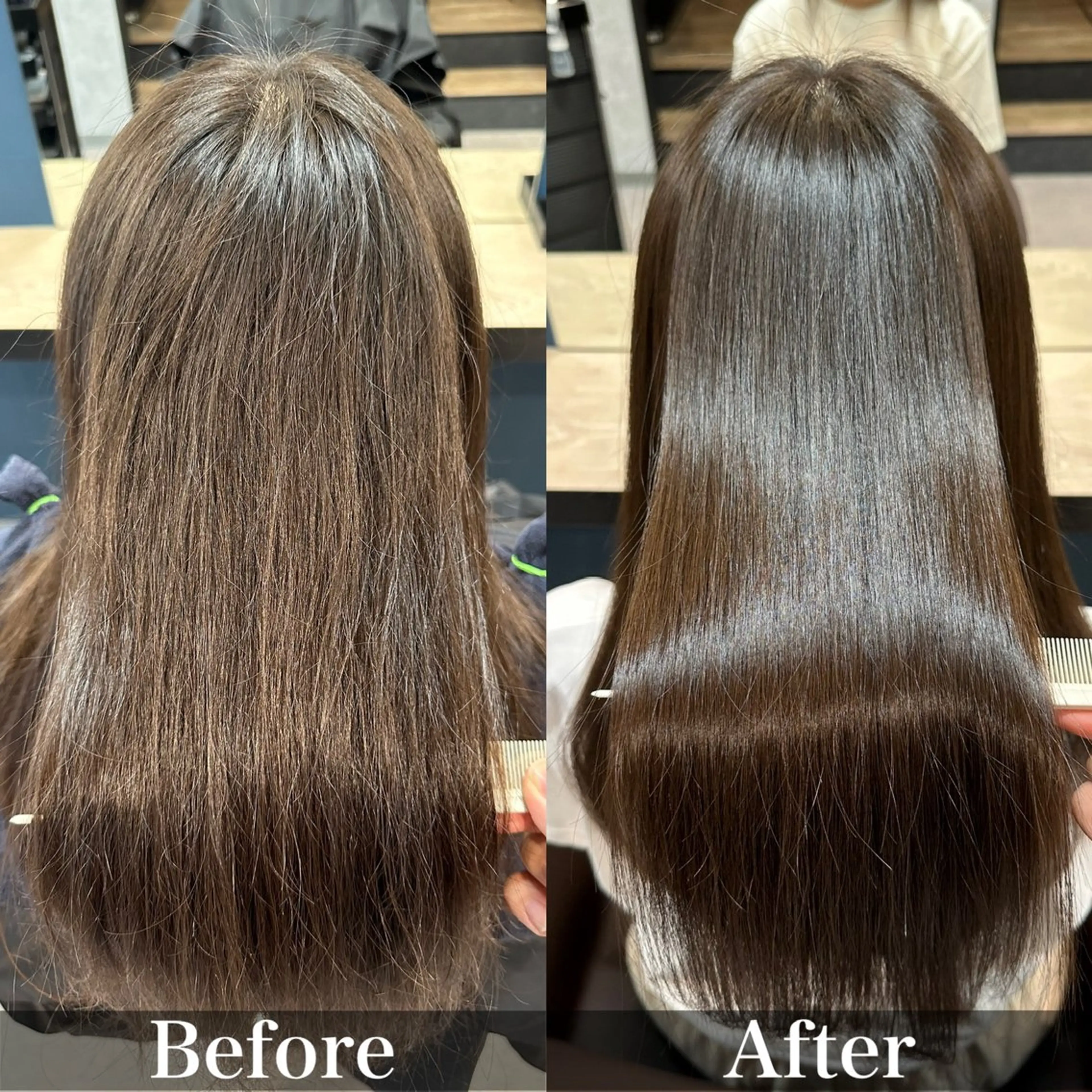 ミディアム 髪質改善 トリートメント Ainoa nouer所属・✨髪質改善/代々木 新宿/縮毛矯正✨のヘアスタイル