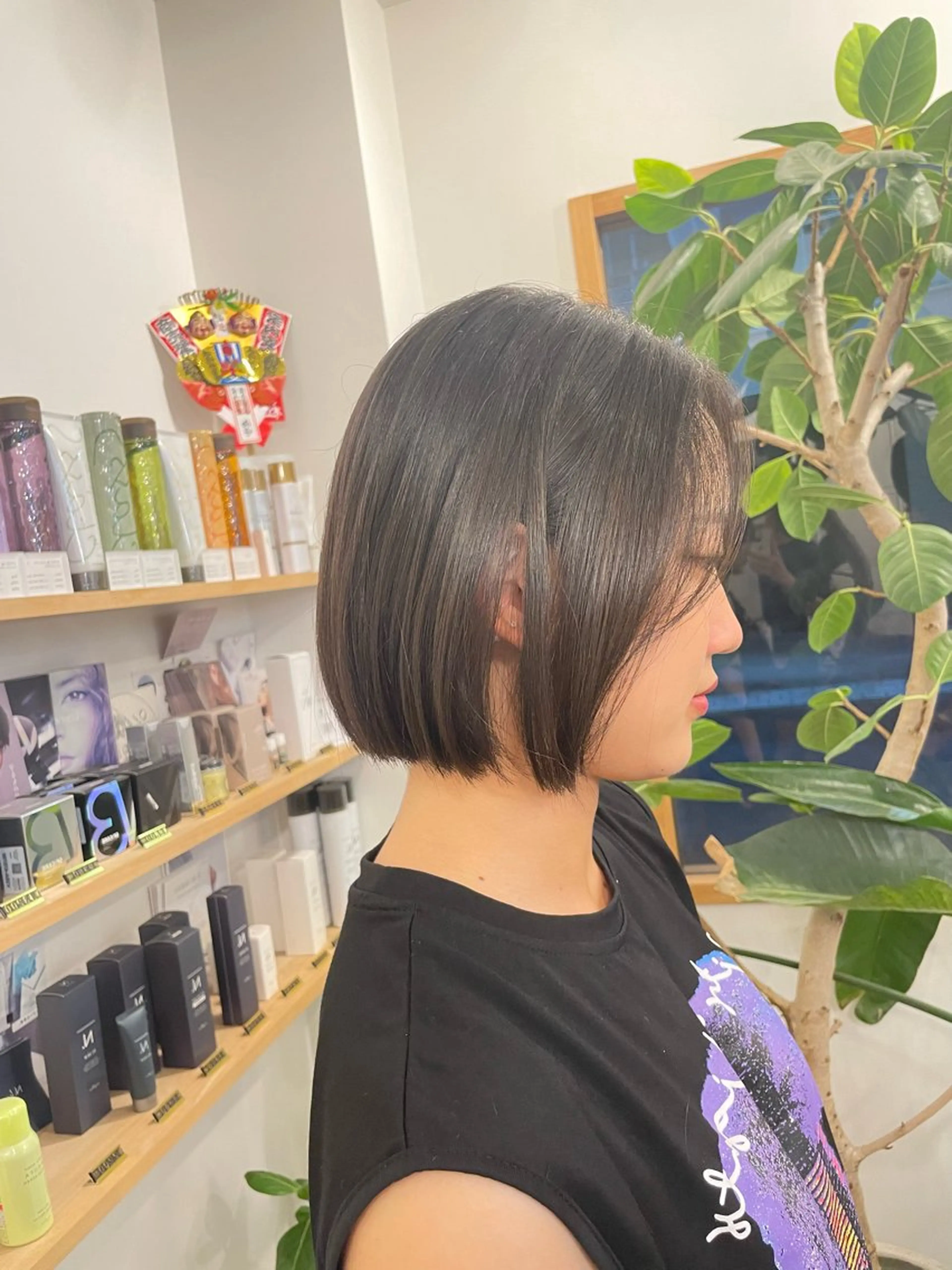 ショート カラー sweetroom所属・縮毛矯正/透明感 カラー/平塚/サトウのヘアスタイル
