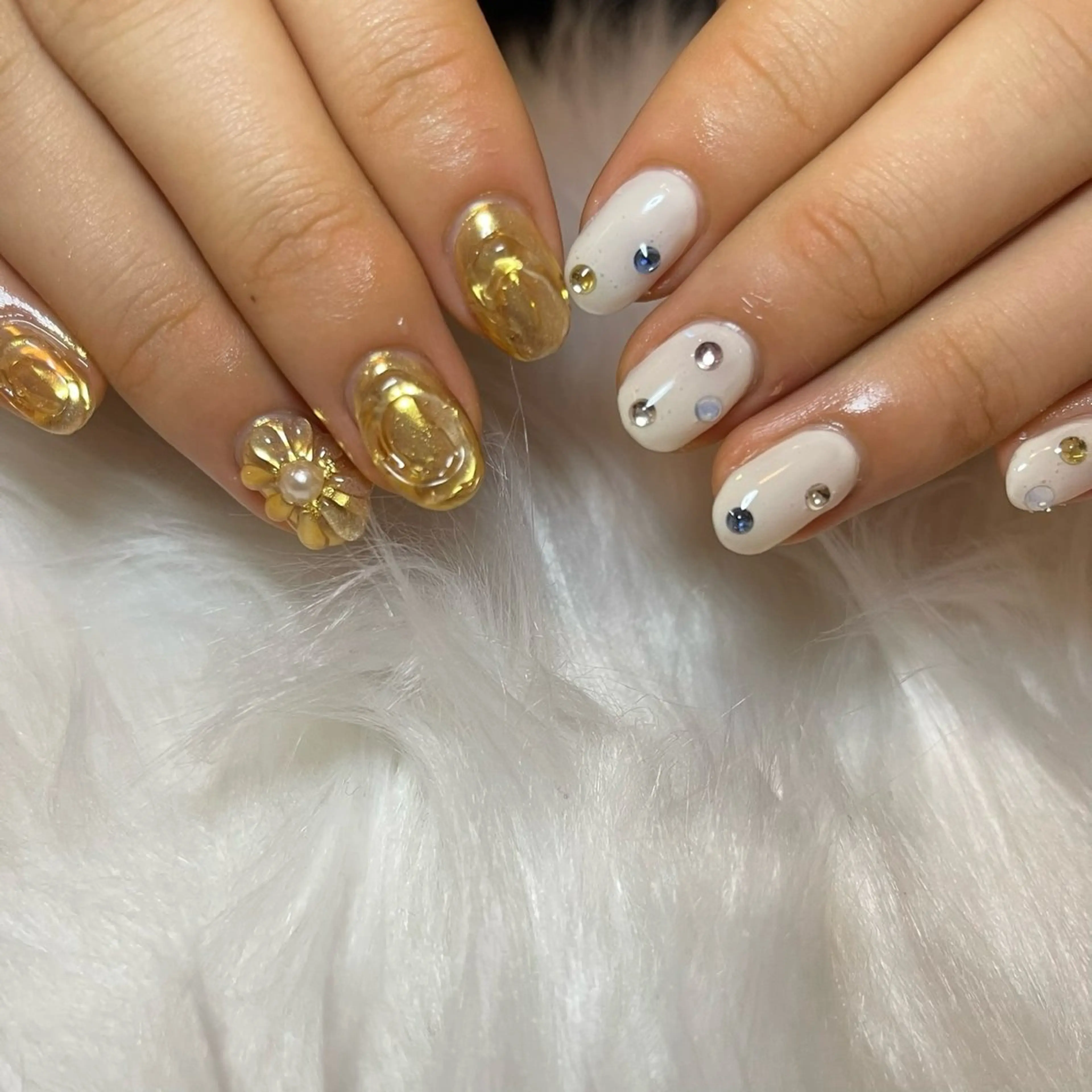ネイル ハンドネイル nail salon hoLLyhockのネイルデザイン