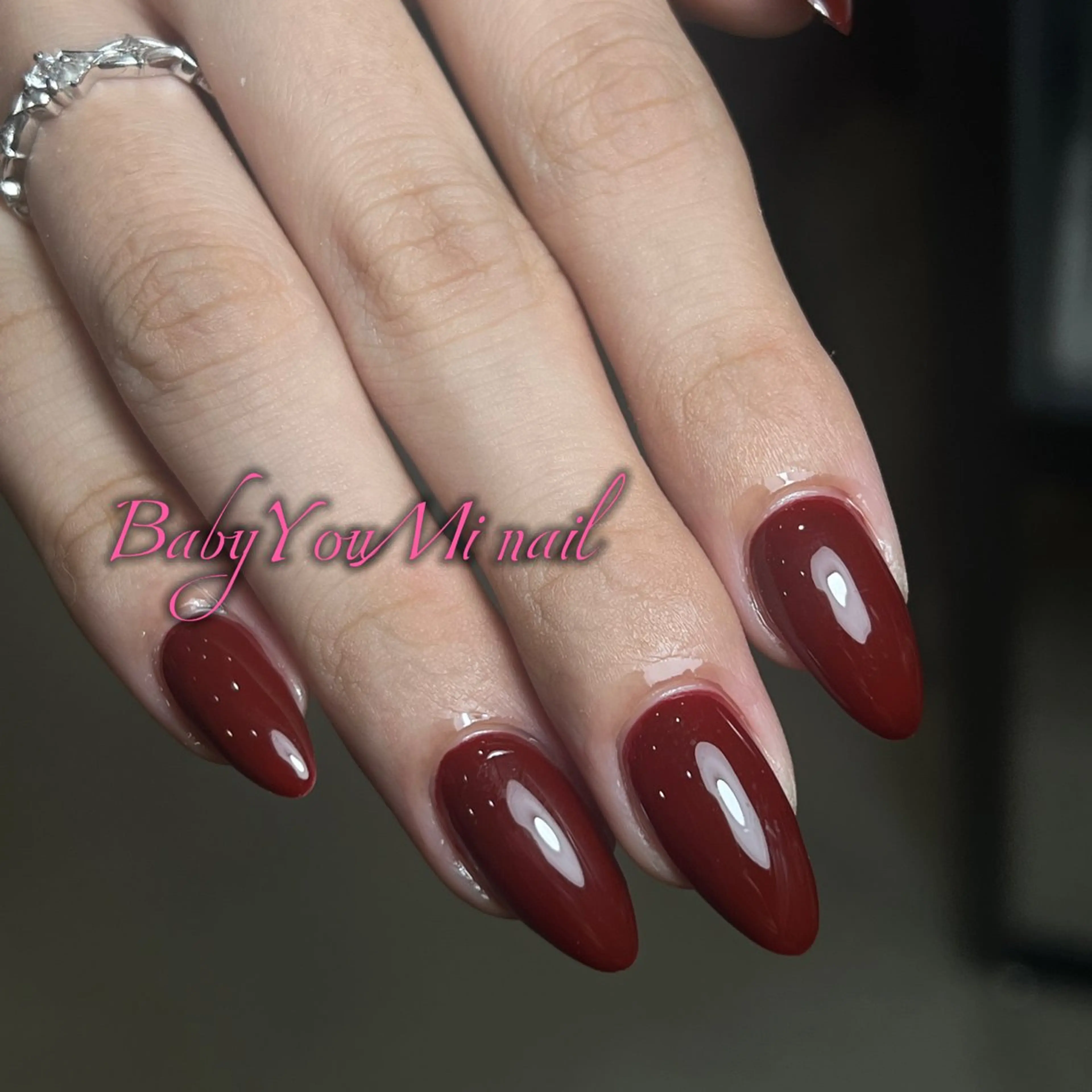 ネイル オーロラネイル フラワーネイル フットネイル フレンチネイル ジェルネイル ハンドネイル BabyYouMi ねねのネイルデザイン