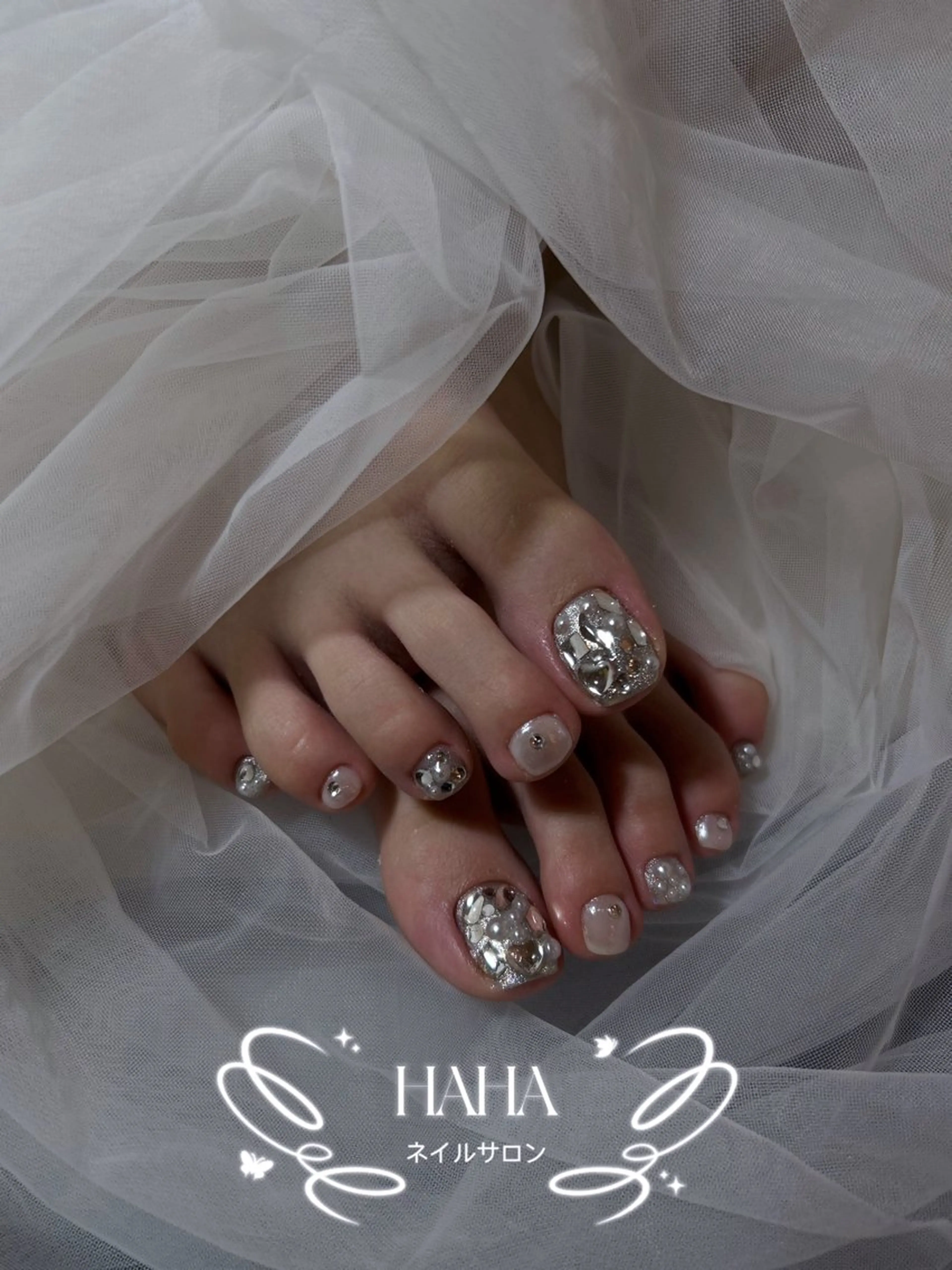 ネイル フットネイル HAHA NAILS SEIIのネイルデザイン