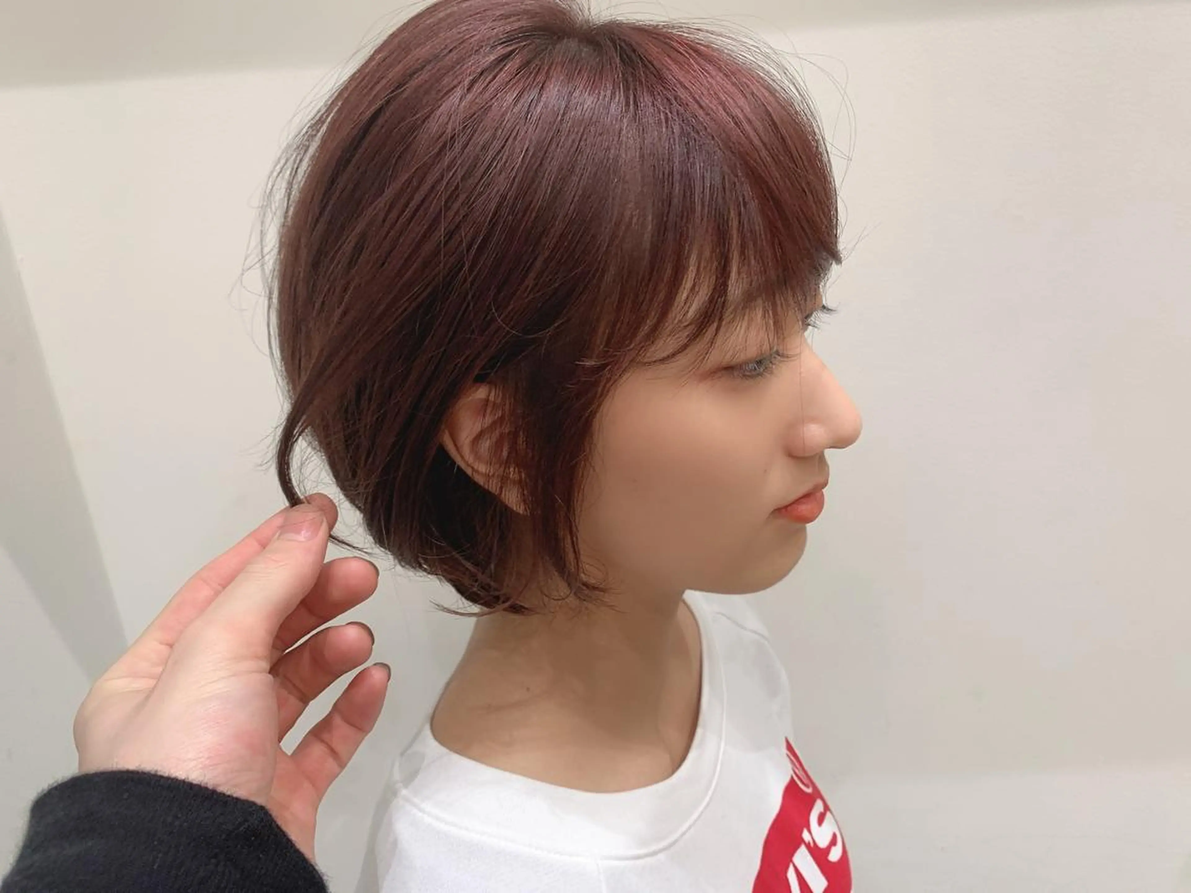 ショート くびれヘア ショートヘア 原田 大希のヘアスタイル