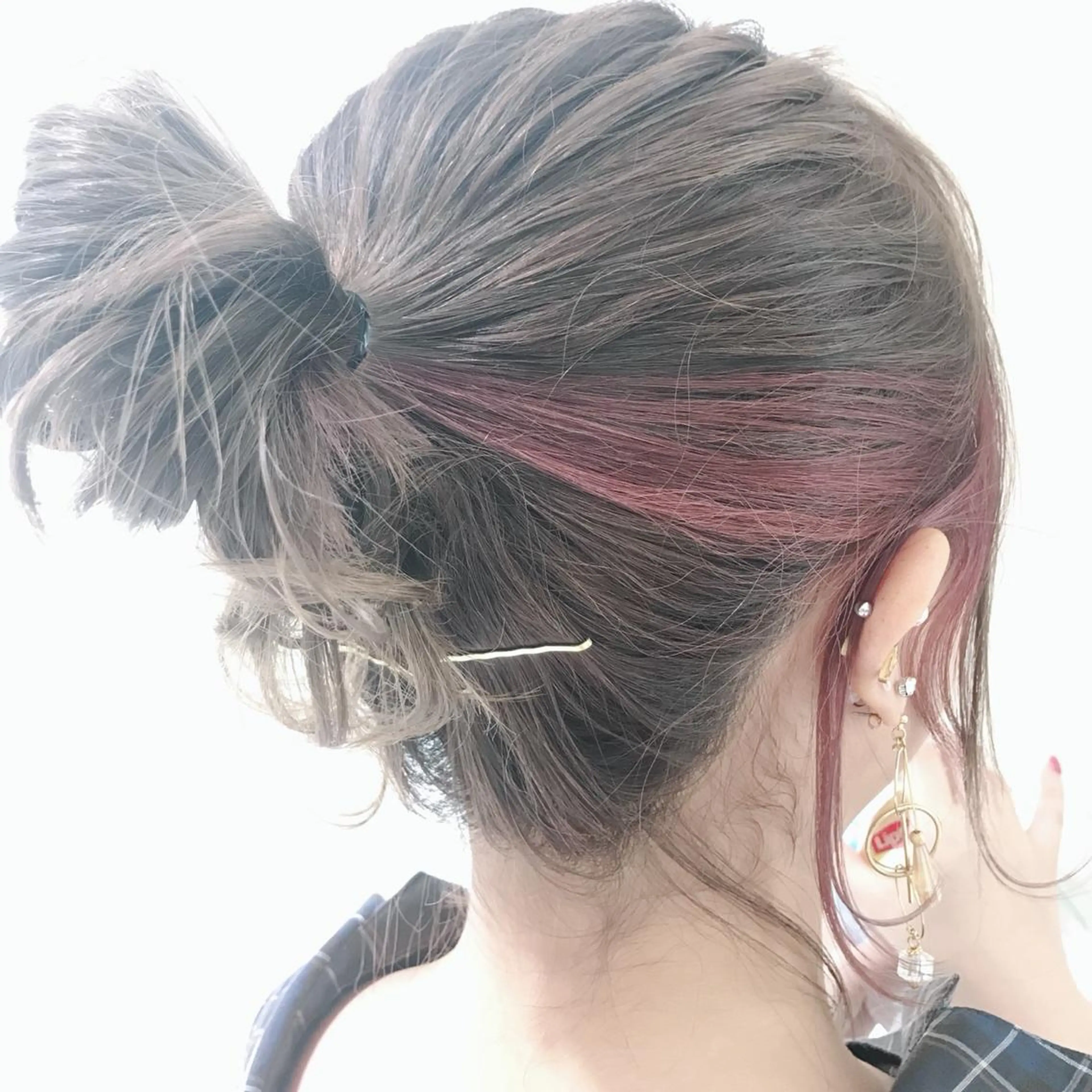 セミロング カラー ヘアアレンジ 口コミ高評価👍✨ フチタミサオ🦋のヘアスタイル