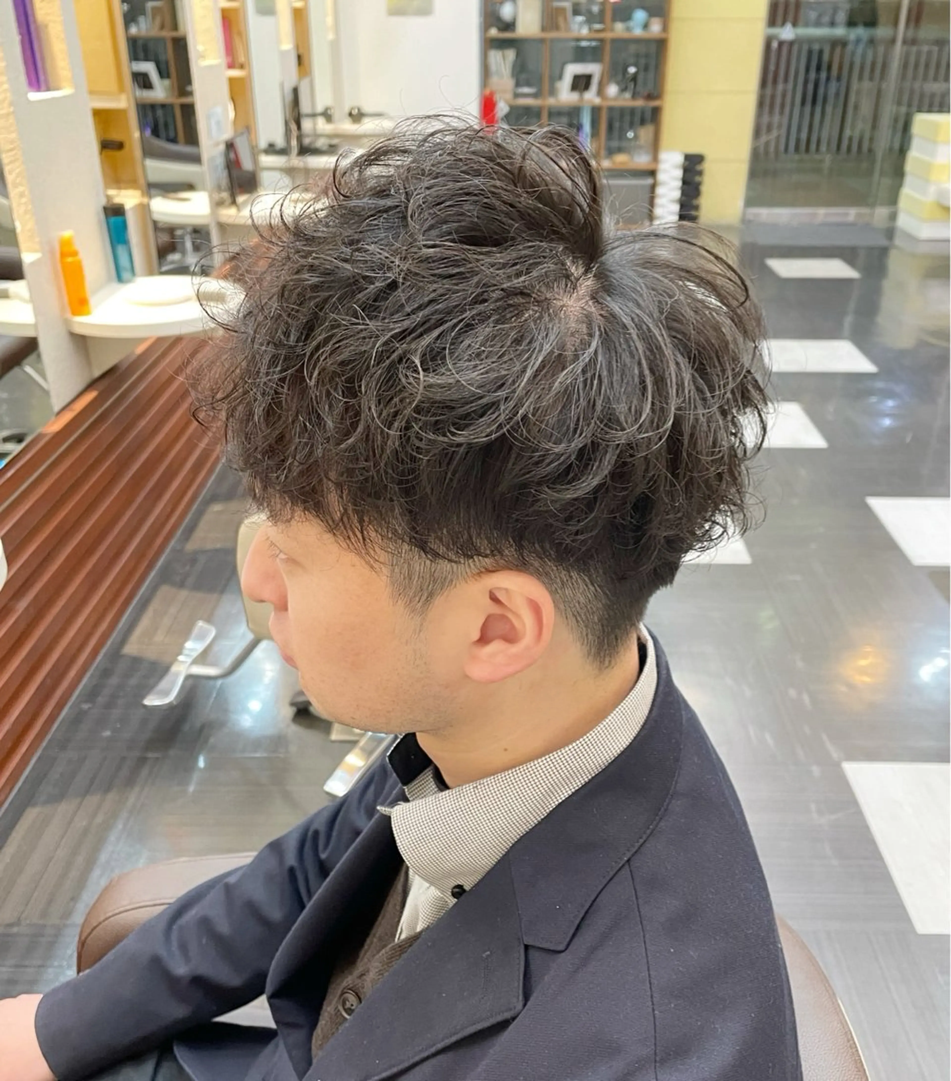 ⭐️🌈メンズカット＋ポイントパーマ＋トリートメント✨🌈の写真