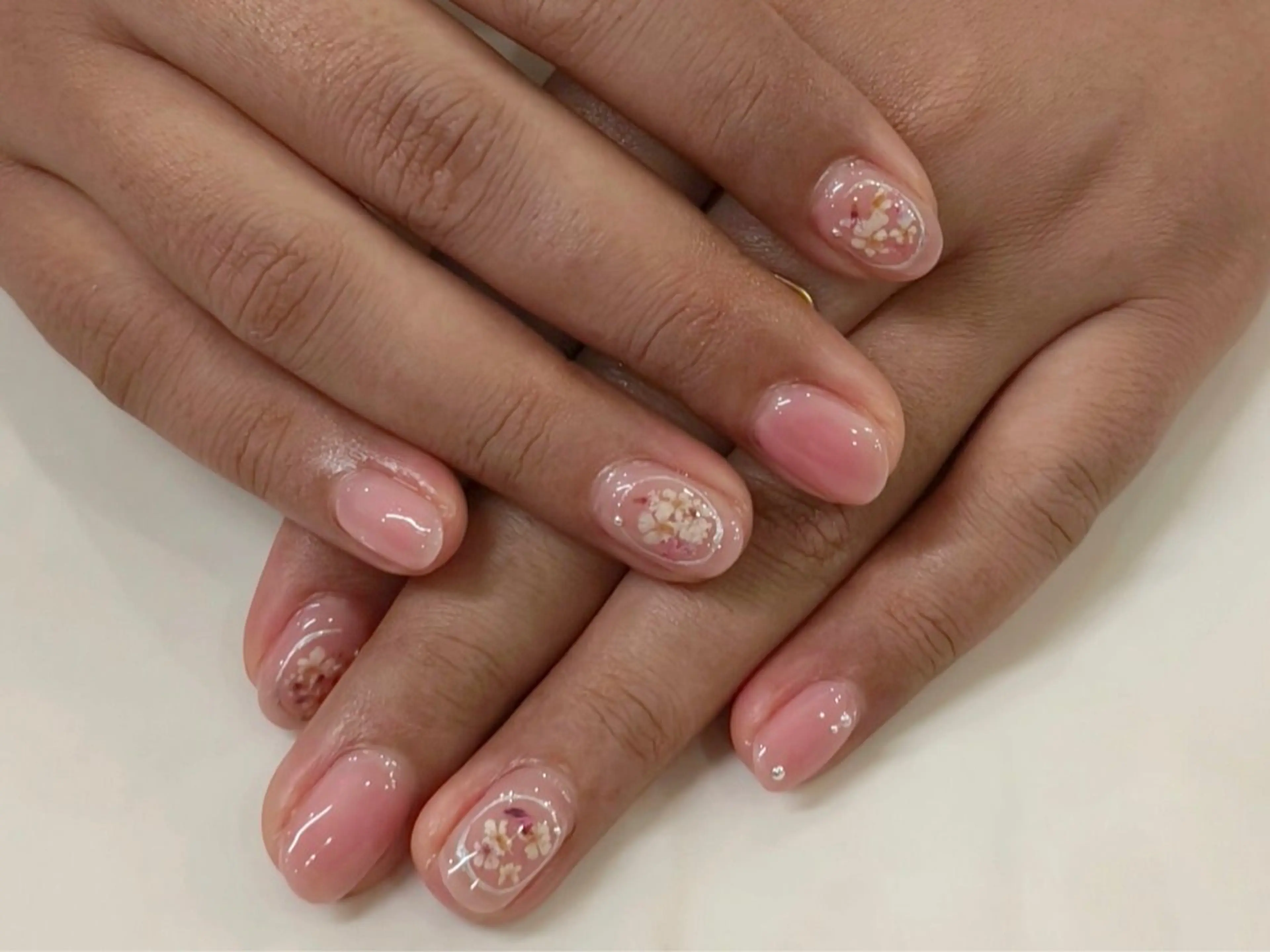 オフあり＋¥550【押し花デザイン】の写真