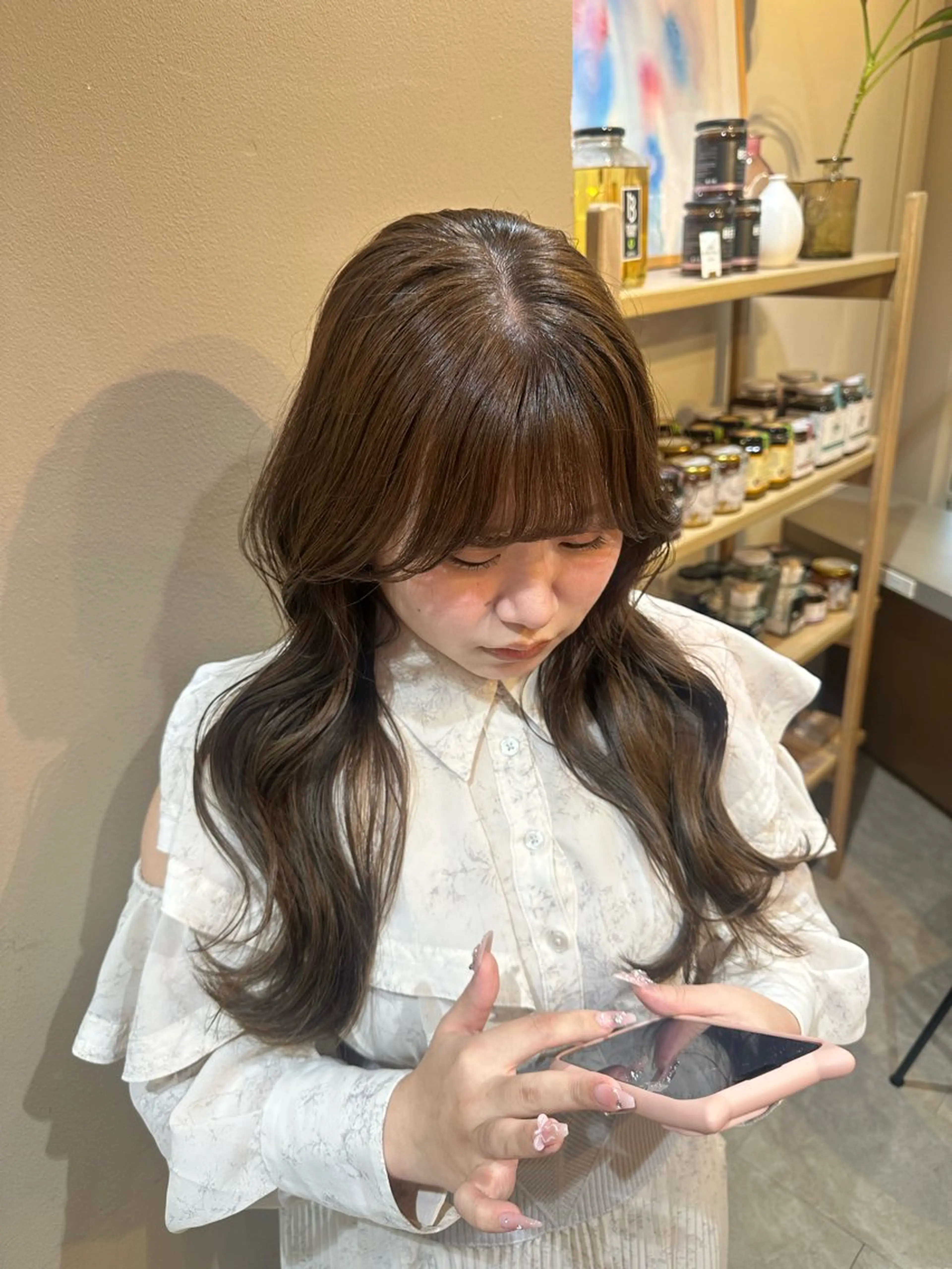 ロング Ran /レイヤー /ベージュ/髪質改善のヘアスタイル