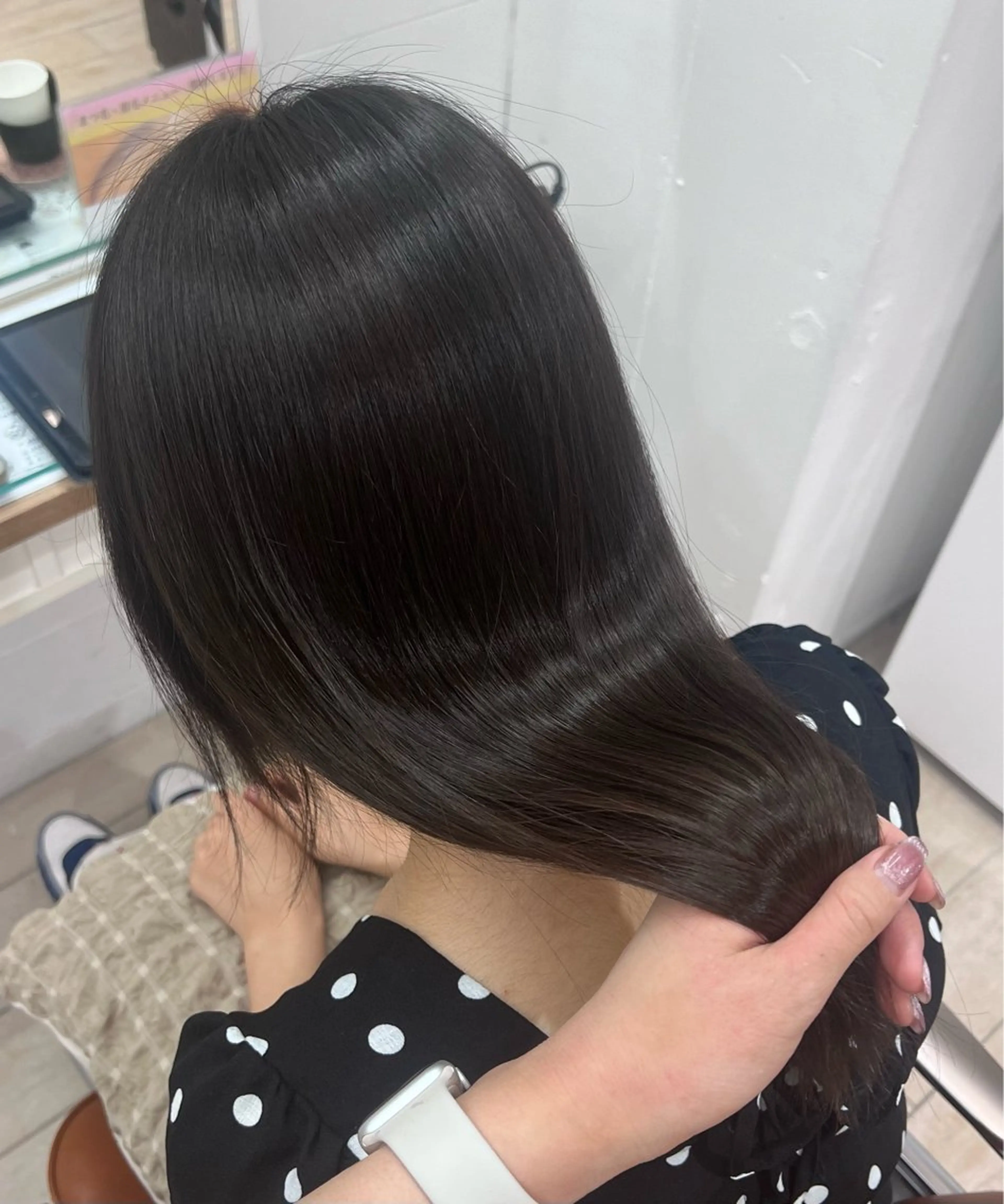 ロング カラー ブラウンカラー トリートメント ୨୧color୨୧ ちひろのヘアスタイル