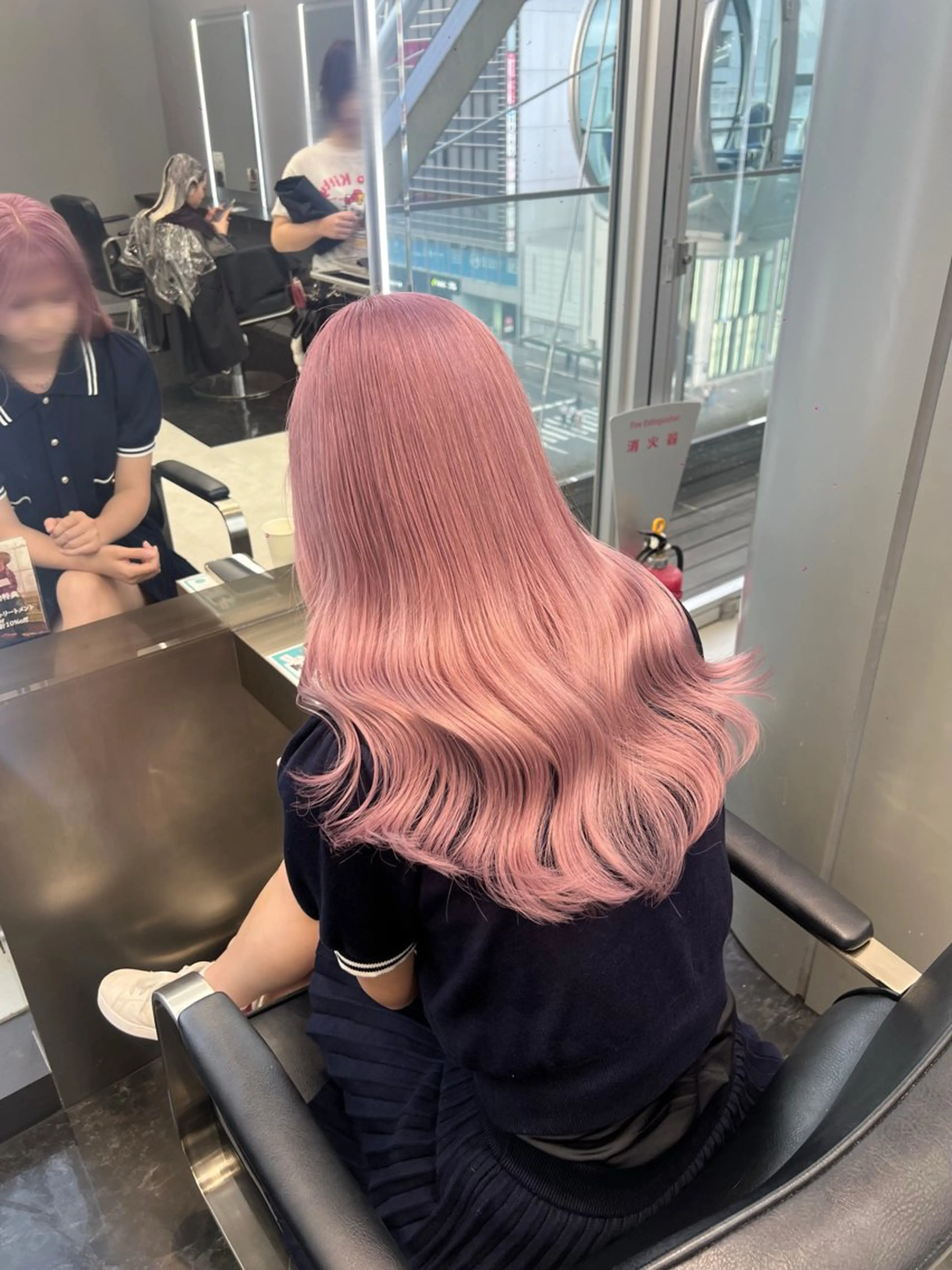 ロング カラー ヘアカラー トリートメント 艶カラー/顔周りレイ ヤー⭐️AYAKAのヘアスタイル