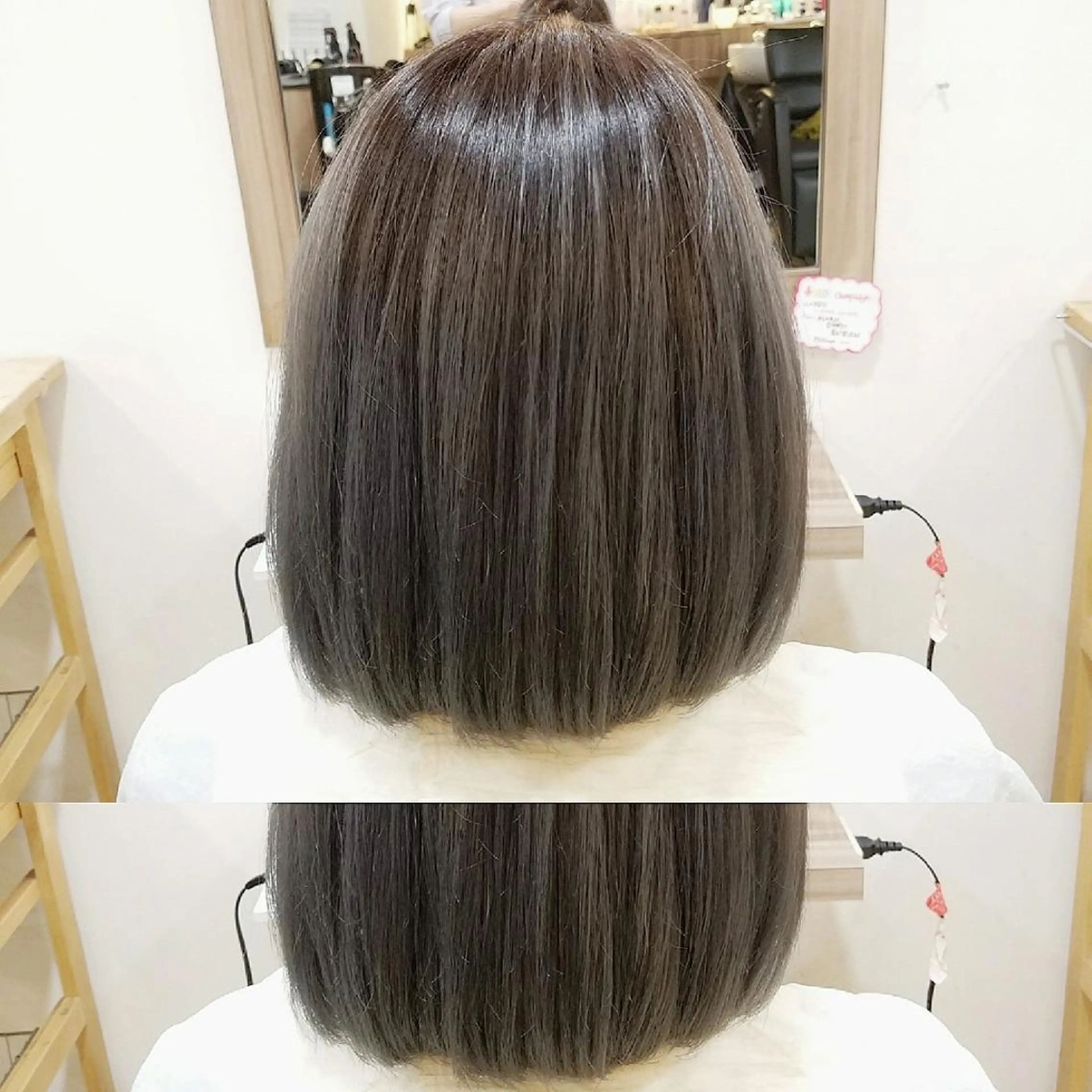 ミディアム カラー アディクシーカラー ハイライトカラー ハイライト sky所属・くわやま まさきのヘアスタイル
