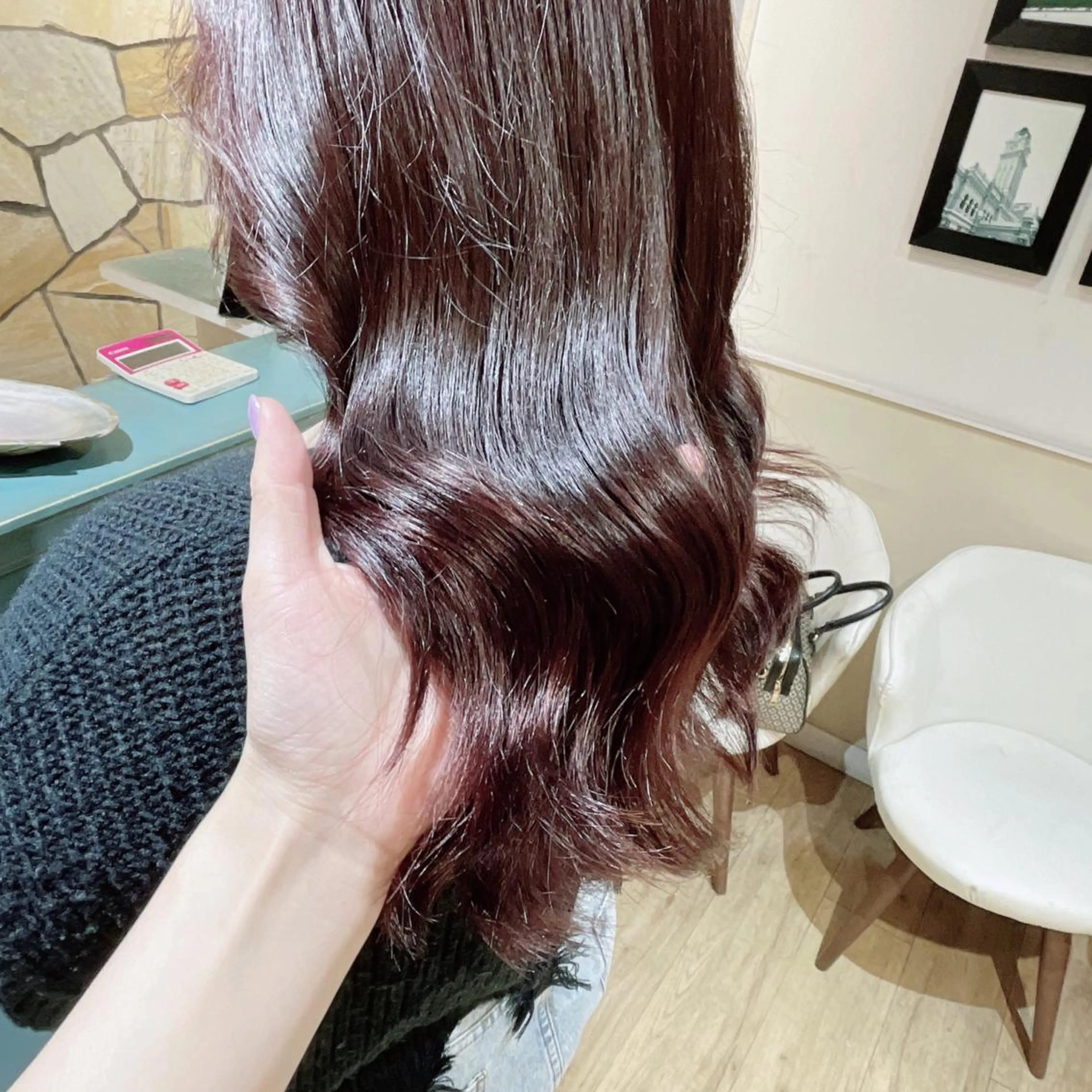 ミディアム カラー 艶カラー🦋髪質改善 🫧MINAMIのヘアスタイル