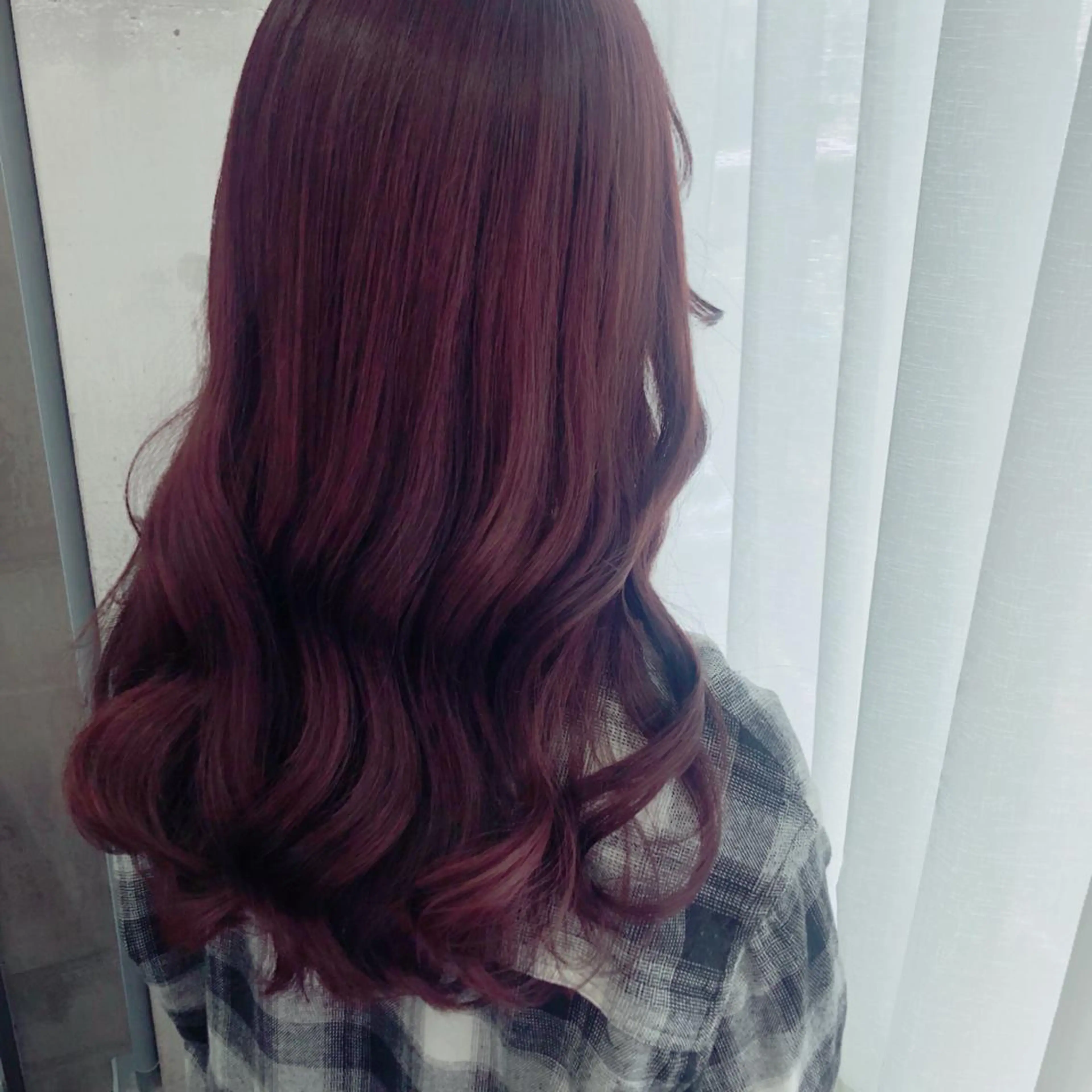 ロング カラー ブラウンカラー ヨシンモリ オルチャンヘア SOY-KUFU高田馬場所属・レイヤー♡艶髪♡ 韓国風♡加藤あゆみのヘアスタイル
