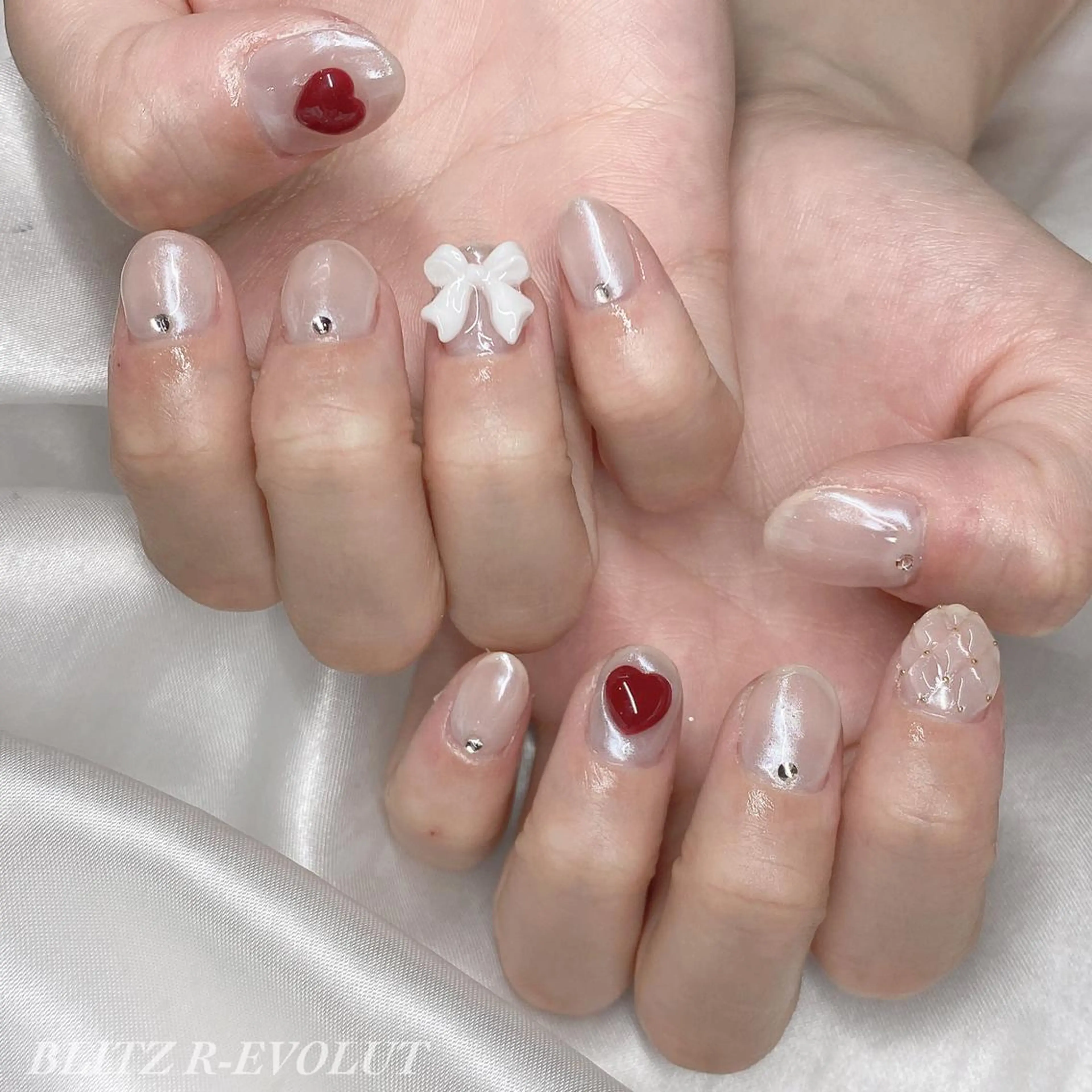 ネイル ハンドネイル ☁️BLITZ 🎀笠原雪音🎀のネイルデザイン