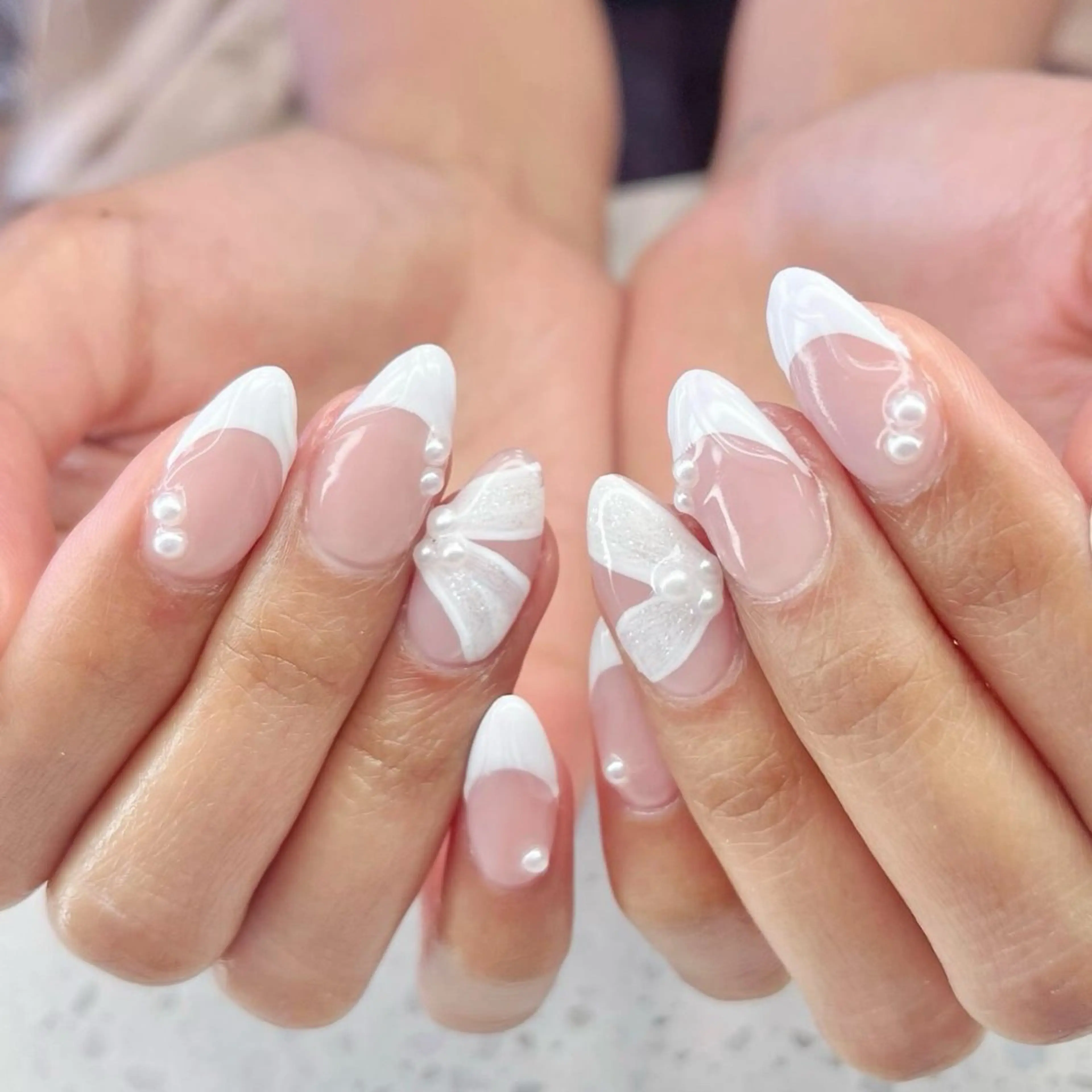 ネイル アートネイル クリアネイル フレンチネイル ぷっくりネイル Vogustys Nail 山田のネイルデザイン