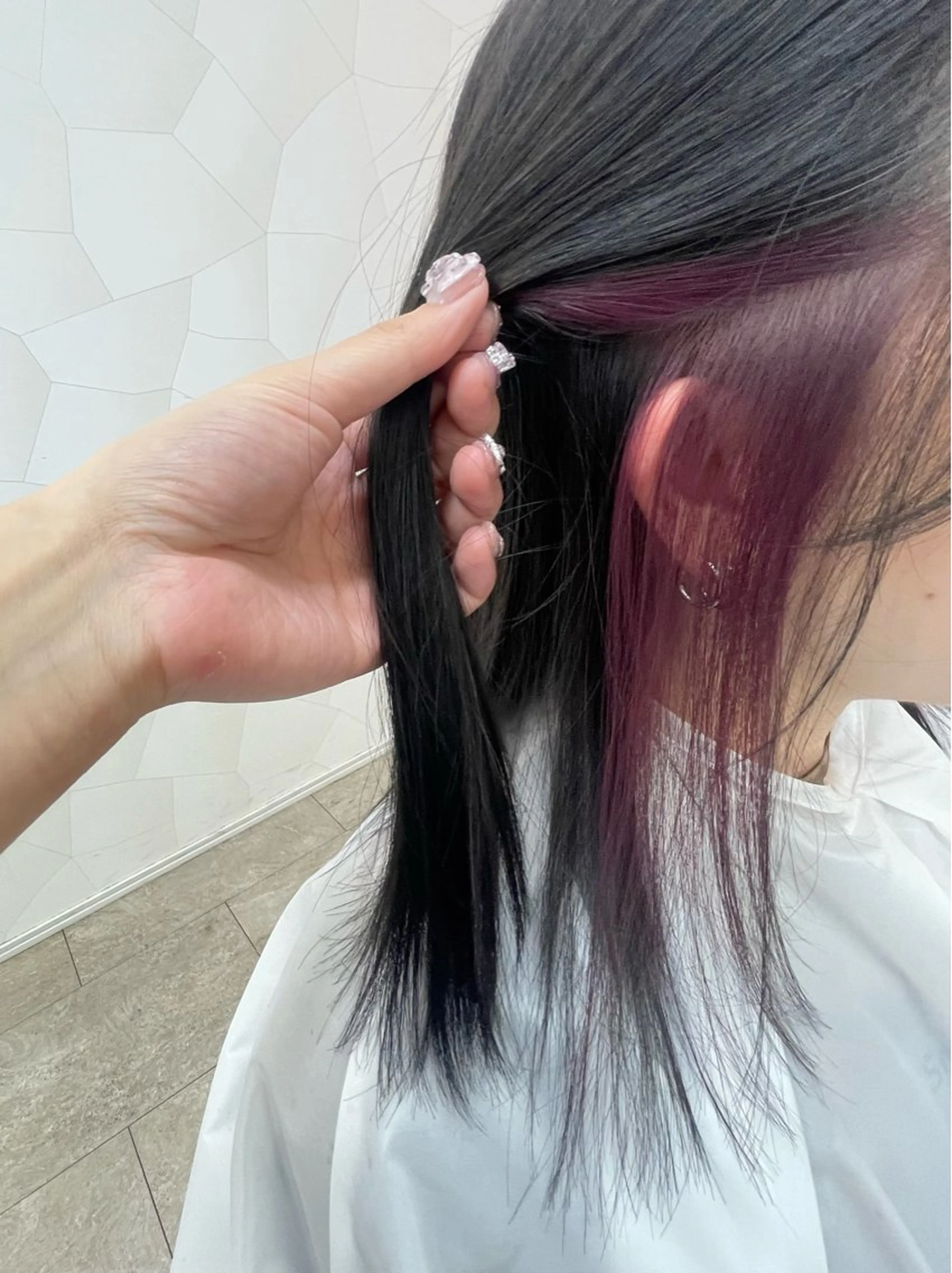 インナーブリーチカラー🩵の写真