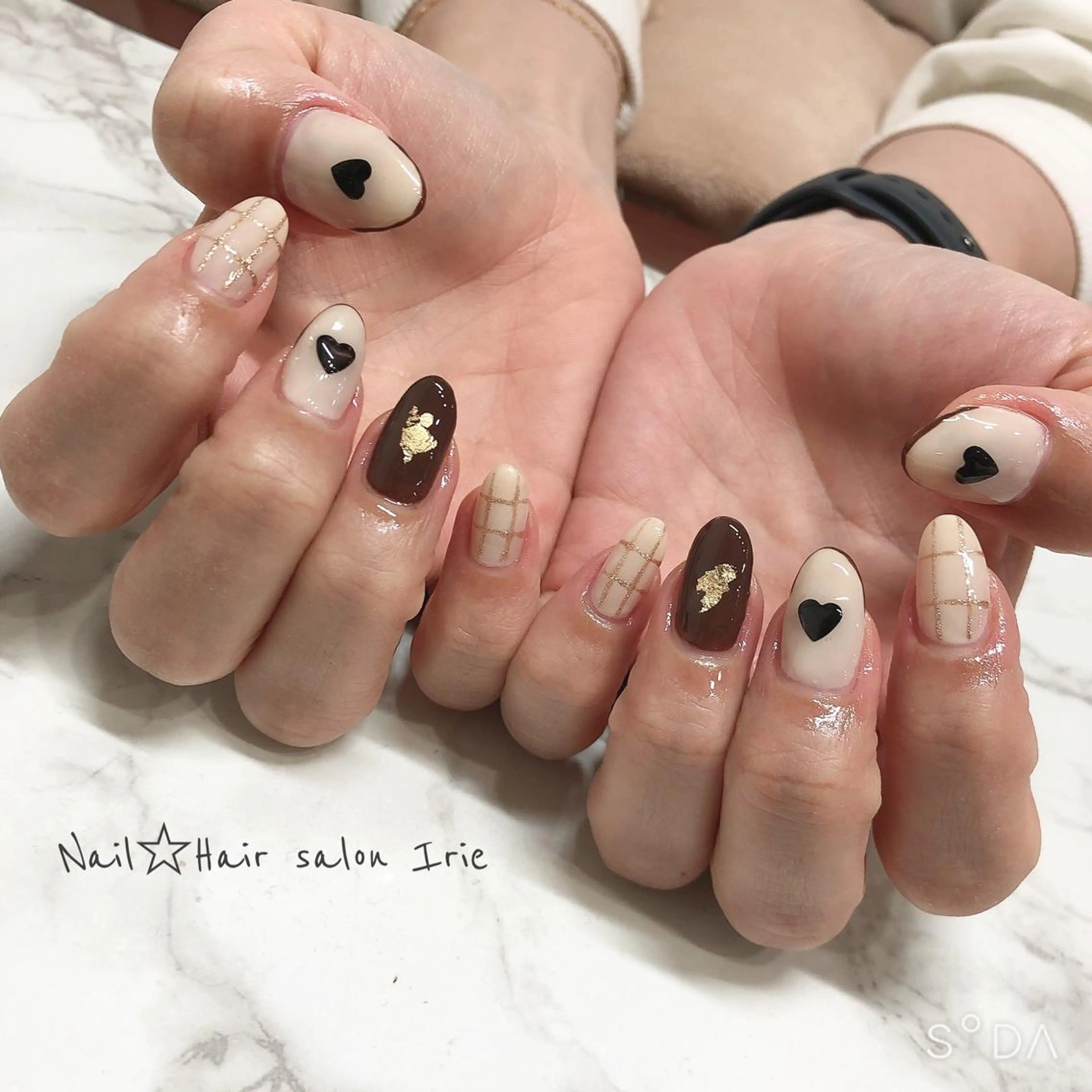 ネイル ハンドネイル Hair salon Irie所属・與儀 知佳のネイルデザイン