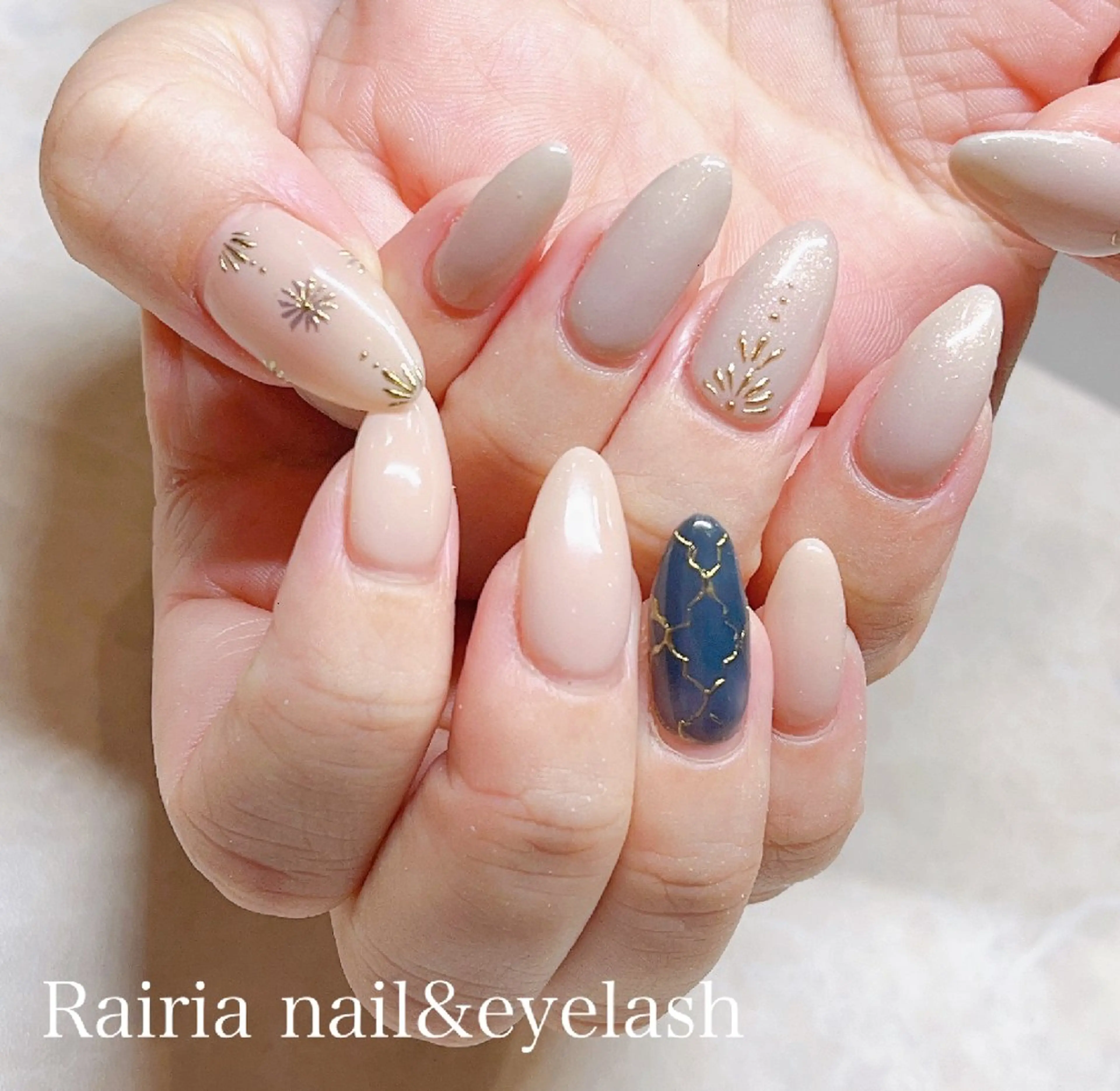 ネイル アートネイル ジェルネイル ニュアンスネイル パラジェル Rairianail 小手指店のネイルデザイン