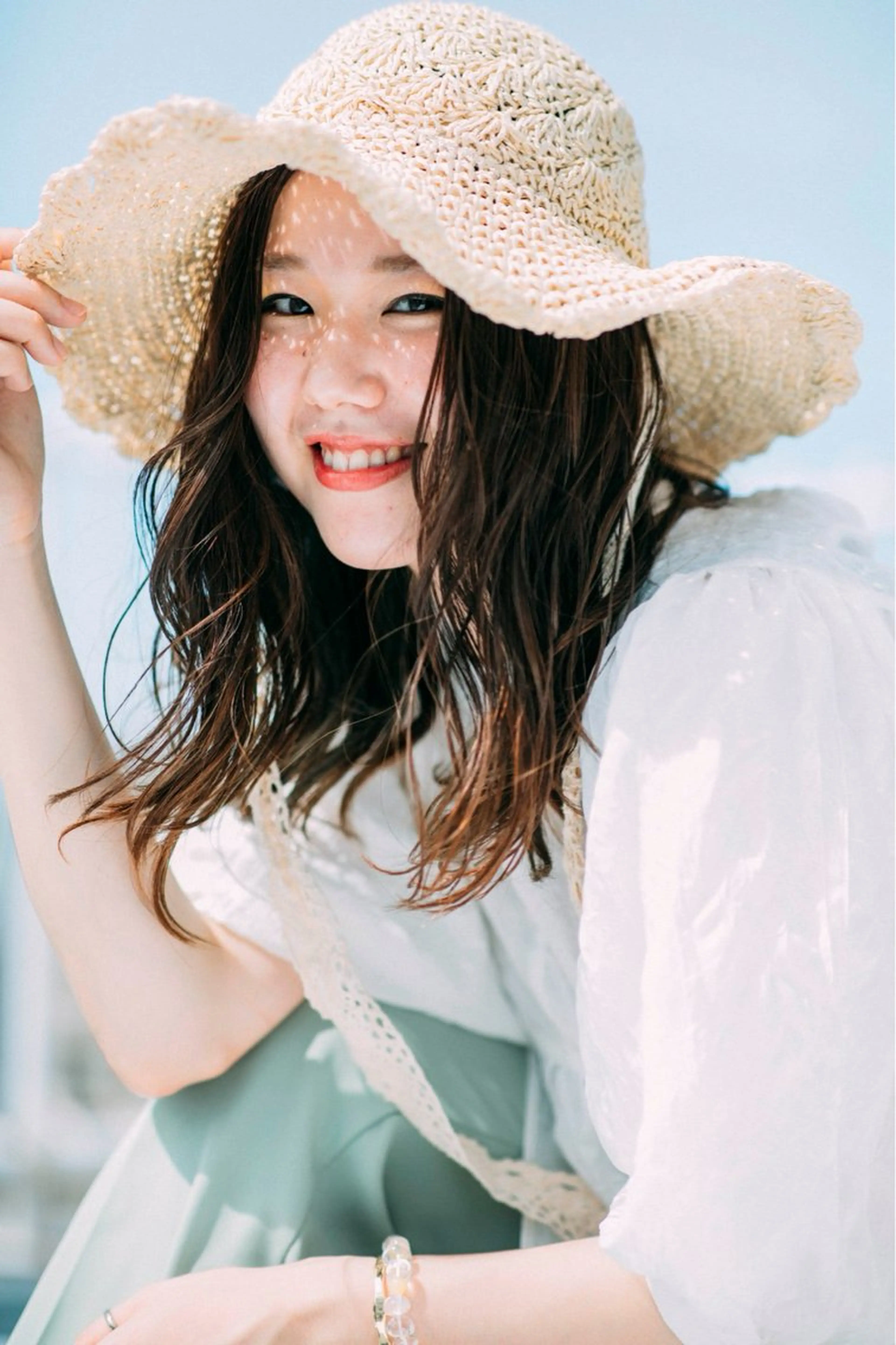 セミロング GLANZ 帆乃香のヘアスタイル