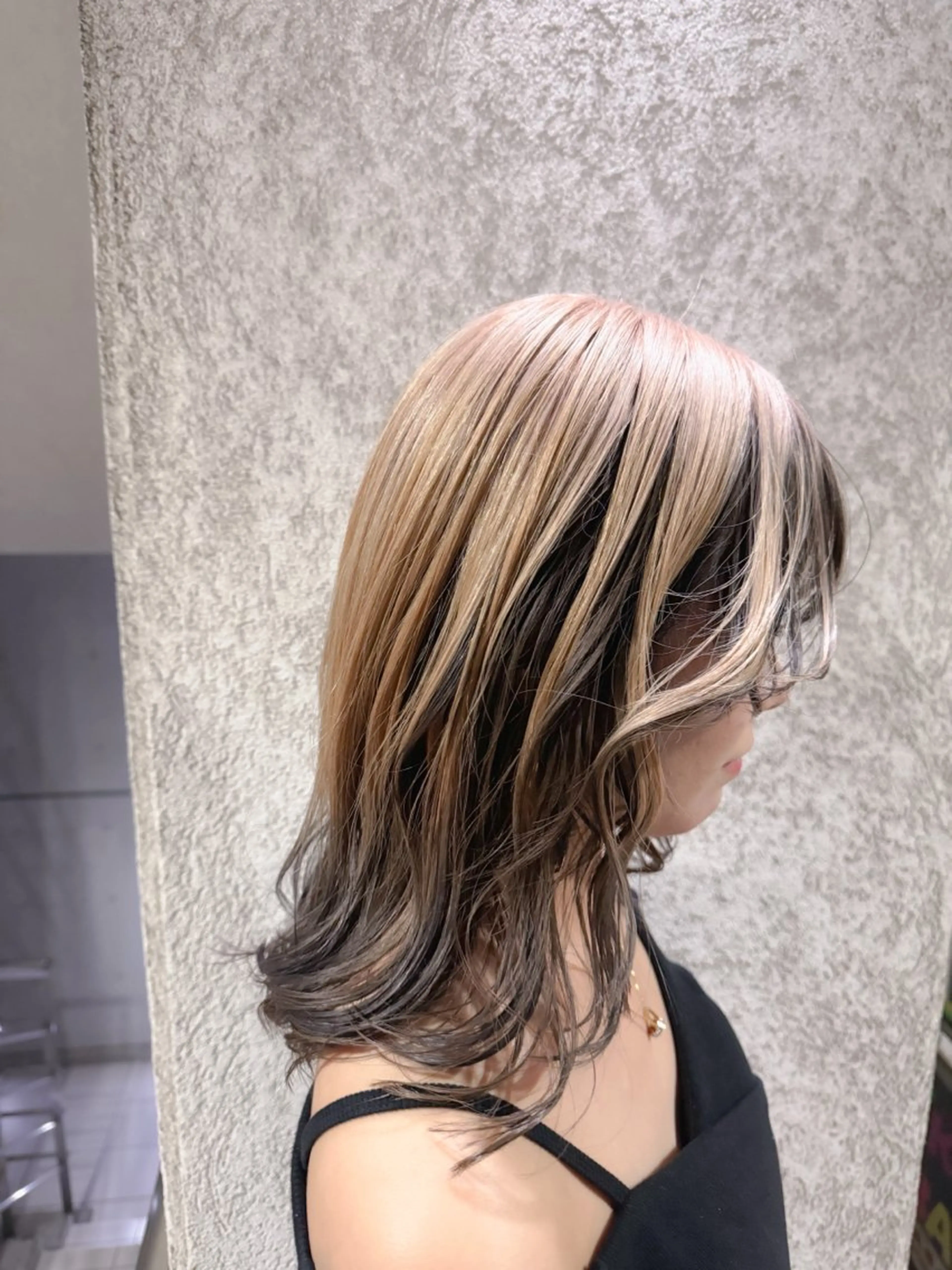 セミロング カラー ヘアカラー 椎葉 祐也のヘアスタイル