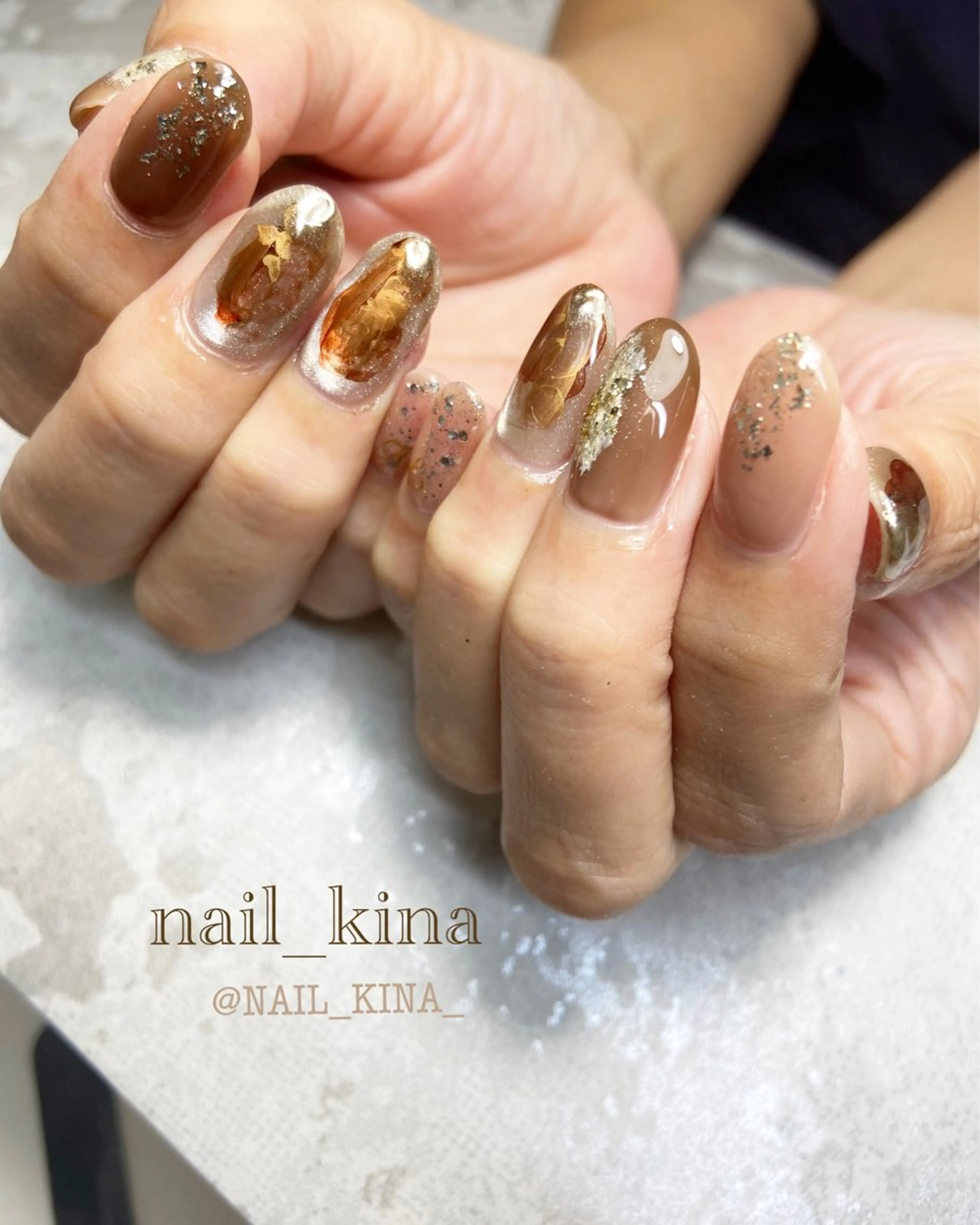 ネイル ハンドネイル nail_ kinaのネイルデザイン