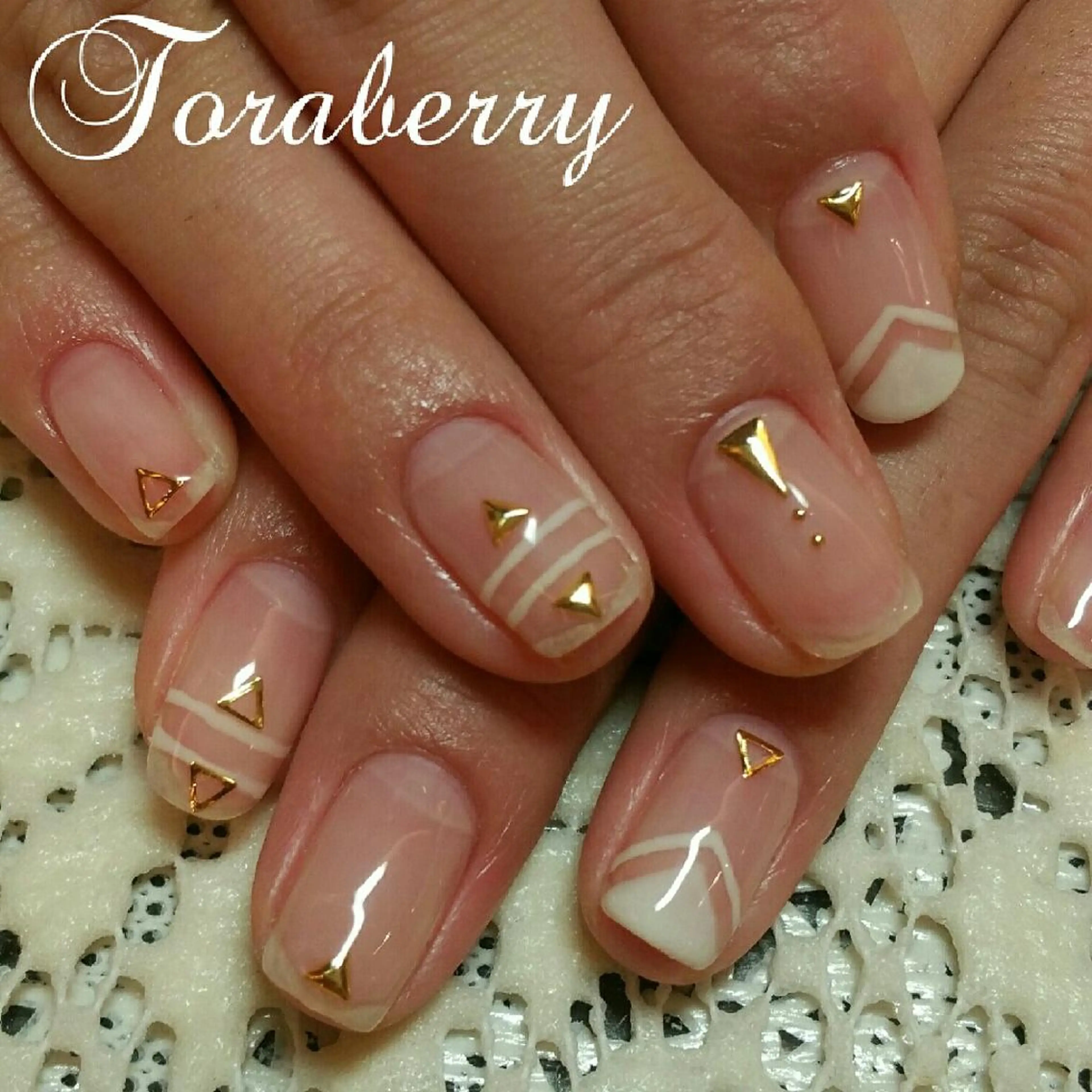 ネイル クリアネイル 持ち込み ネイリスト なつみのネイルデザイン