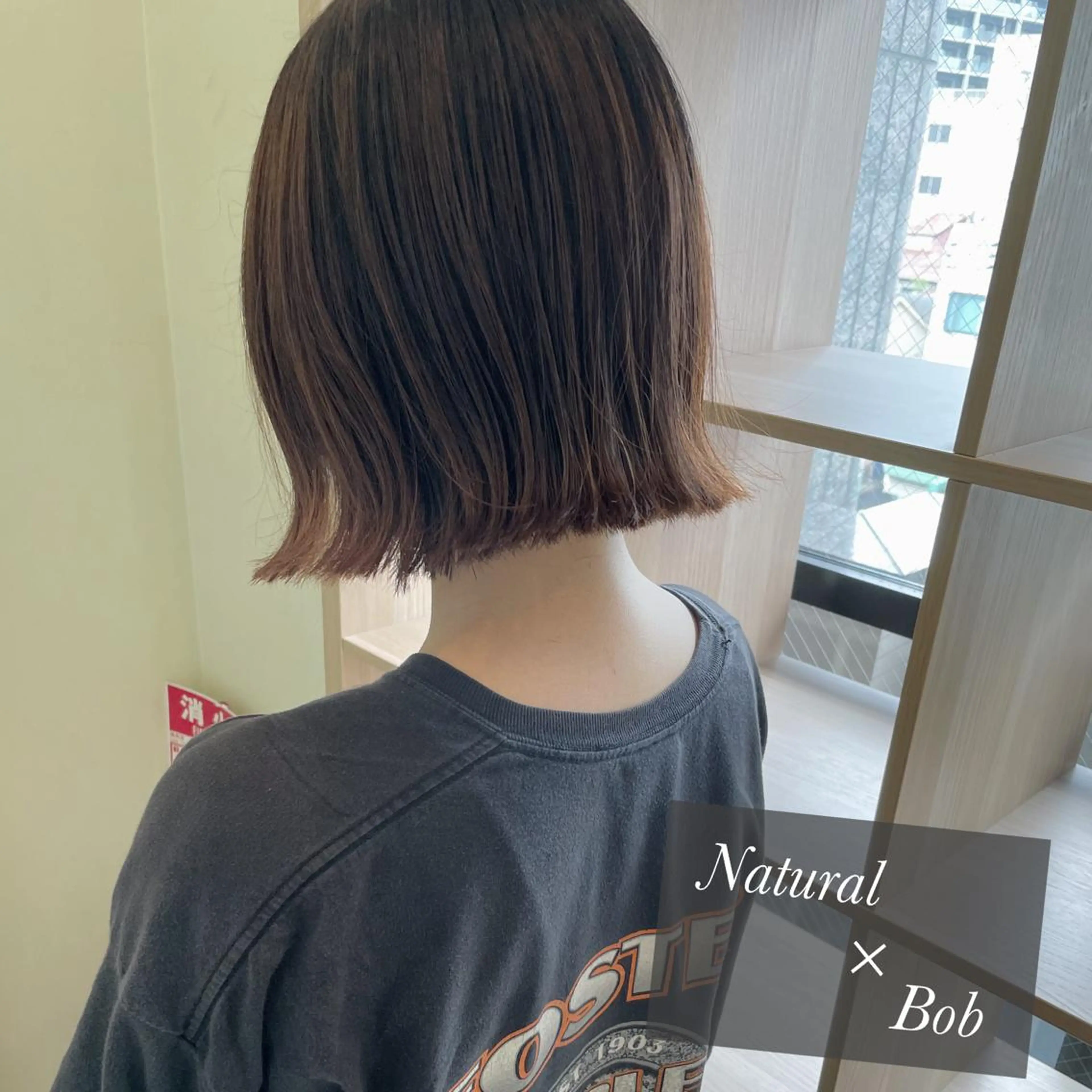 ショート カラー 切りっぱなしボブ ボブ 髪質改善とカラー特化 ✨Hito.nowaのヘアスタイル