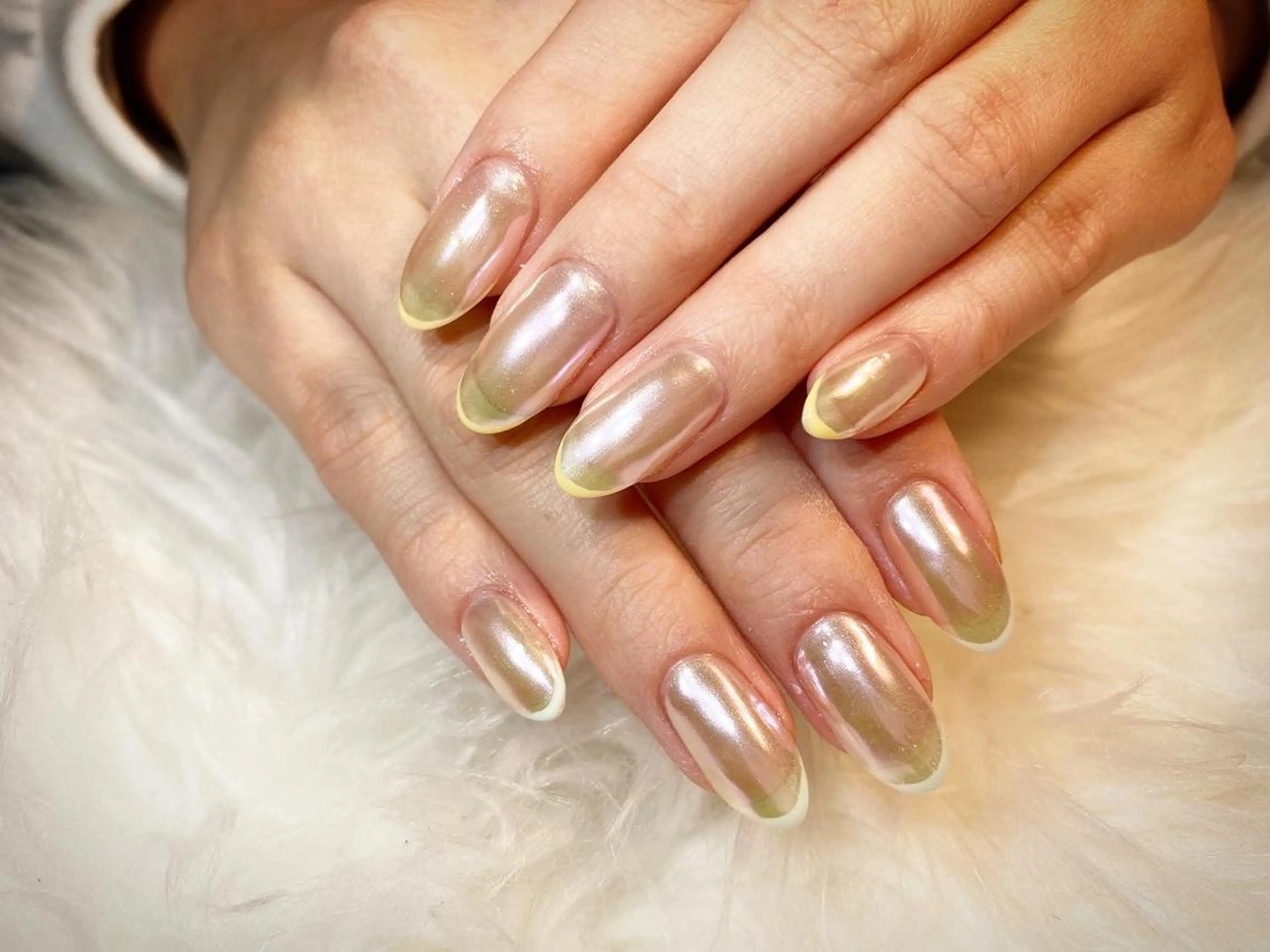 ネイル ミラーネイル ワンカラーネイル ハンドネイル P. nailのネイルデザイン