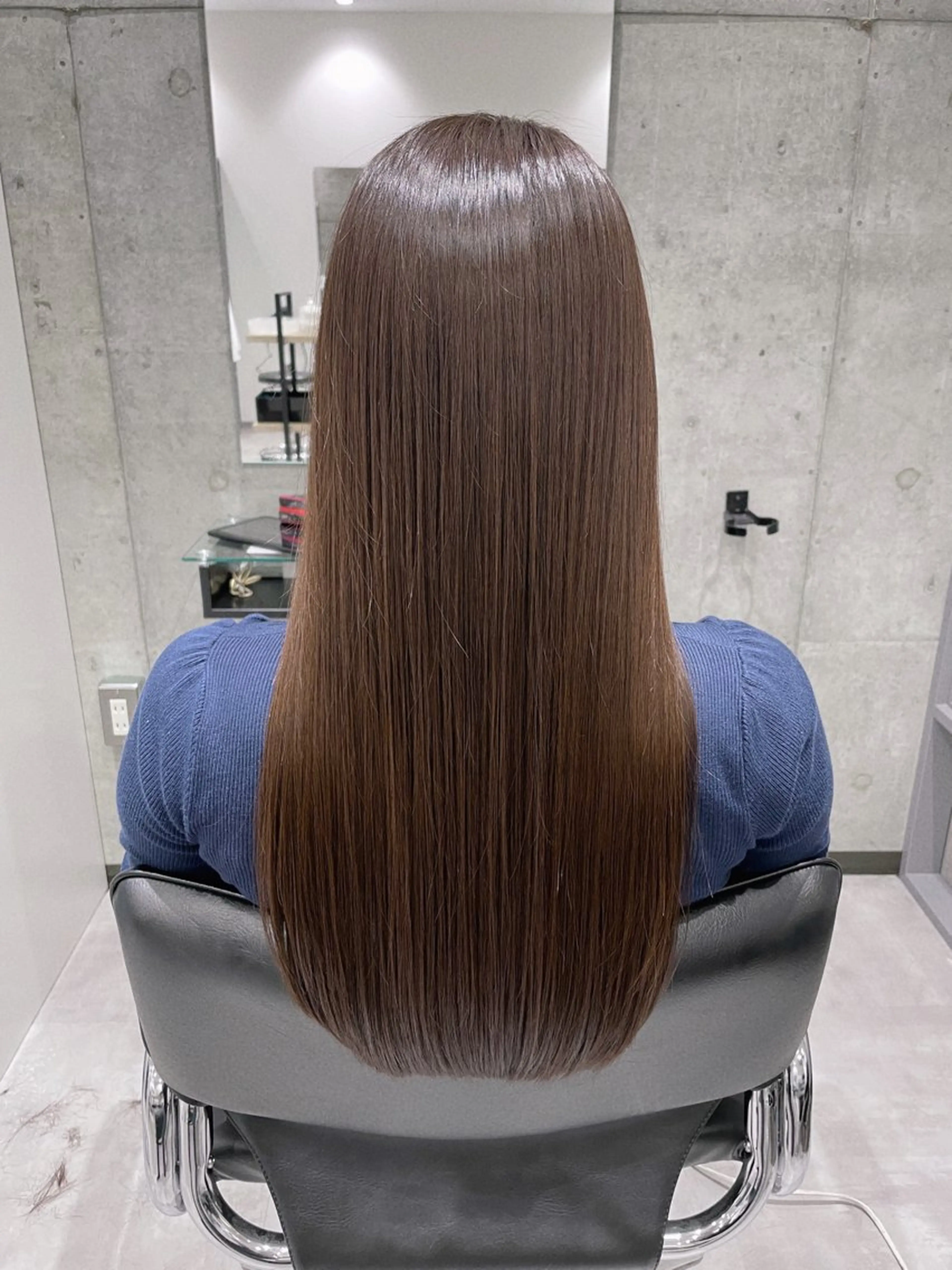 ロング カラー その他 Leyシェアサロン所属・KenIchi施術者 1%未満ドライカットのヘアスタイル