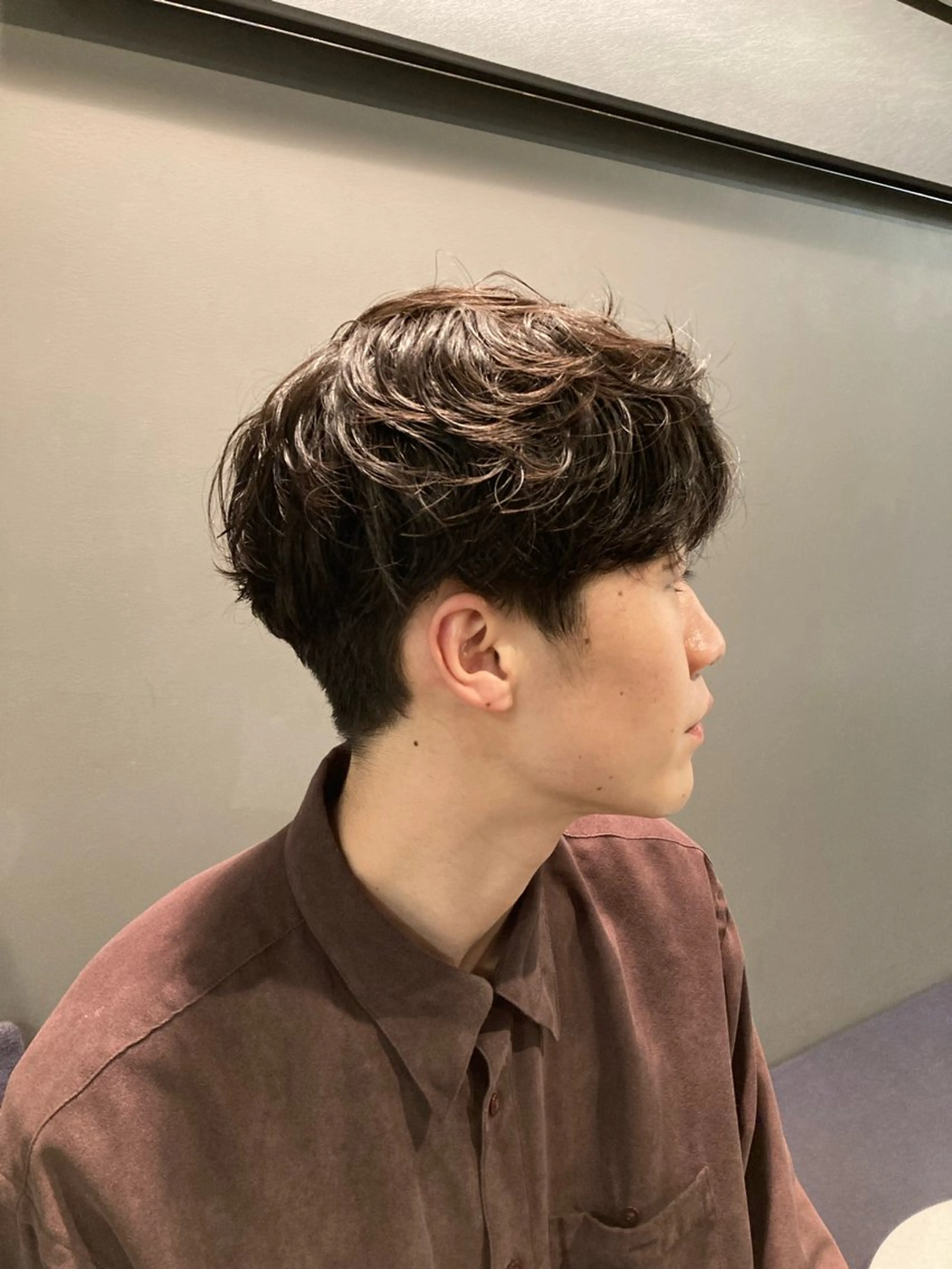 ショート パーマ メンズ MAKI渋谷 【カットモデル募集】のヘアスタイル