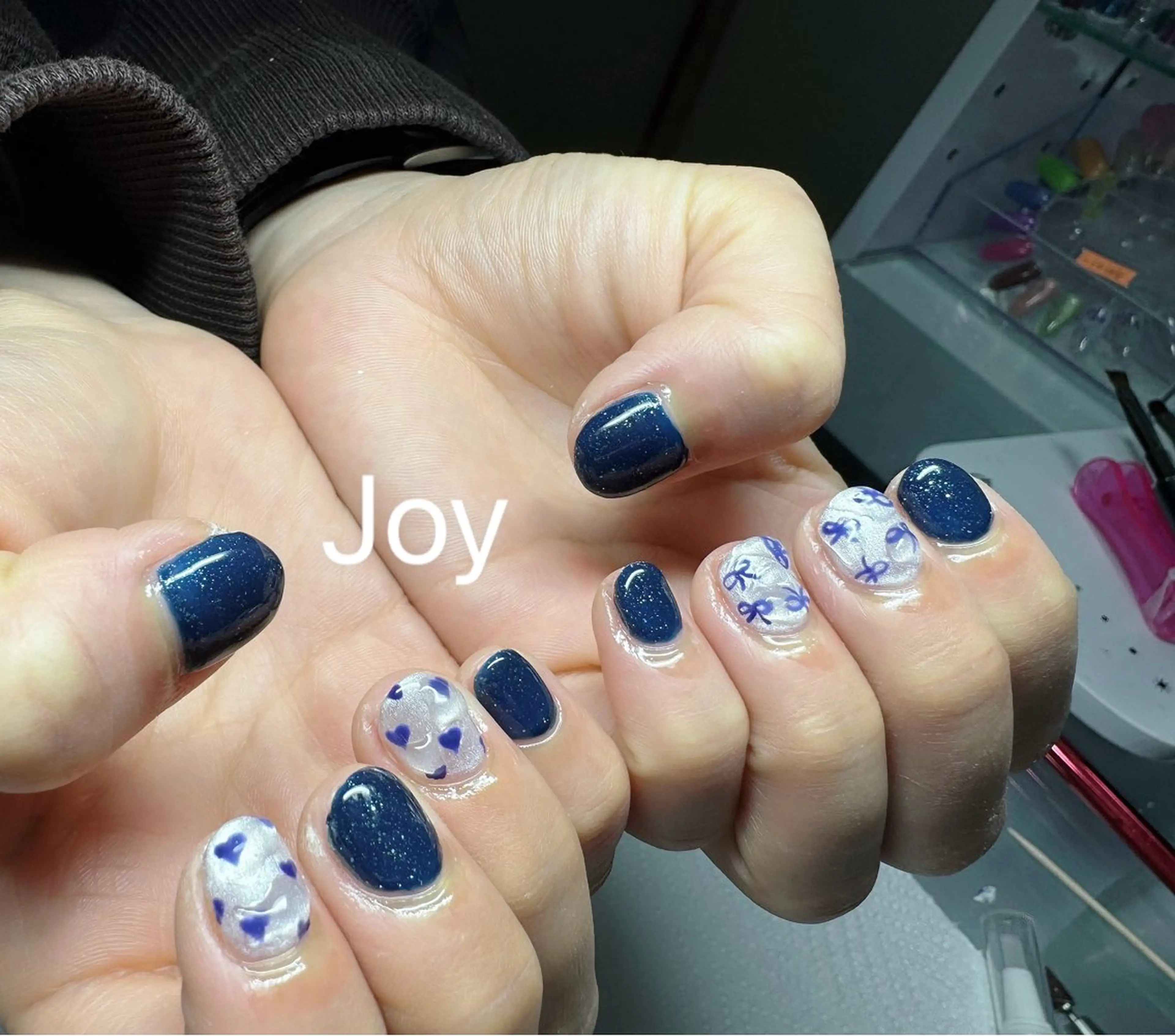 ネイル 持ち込み ワンカラーネイル Nail Salon JOYのネイルデザイン