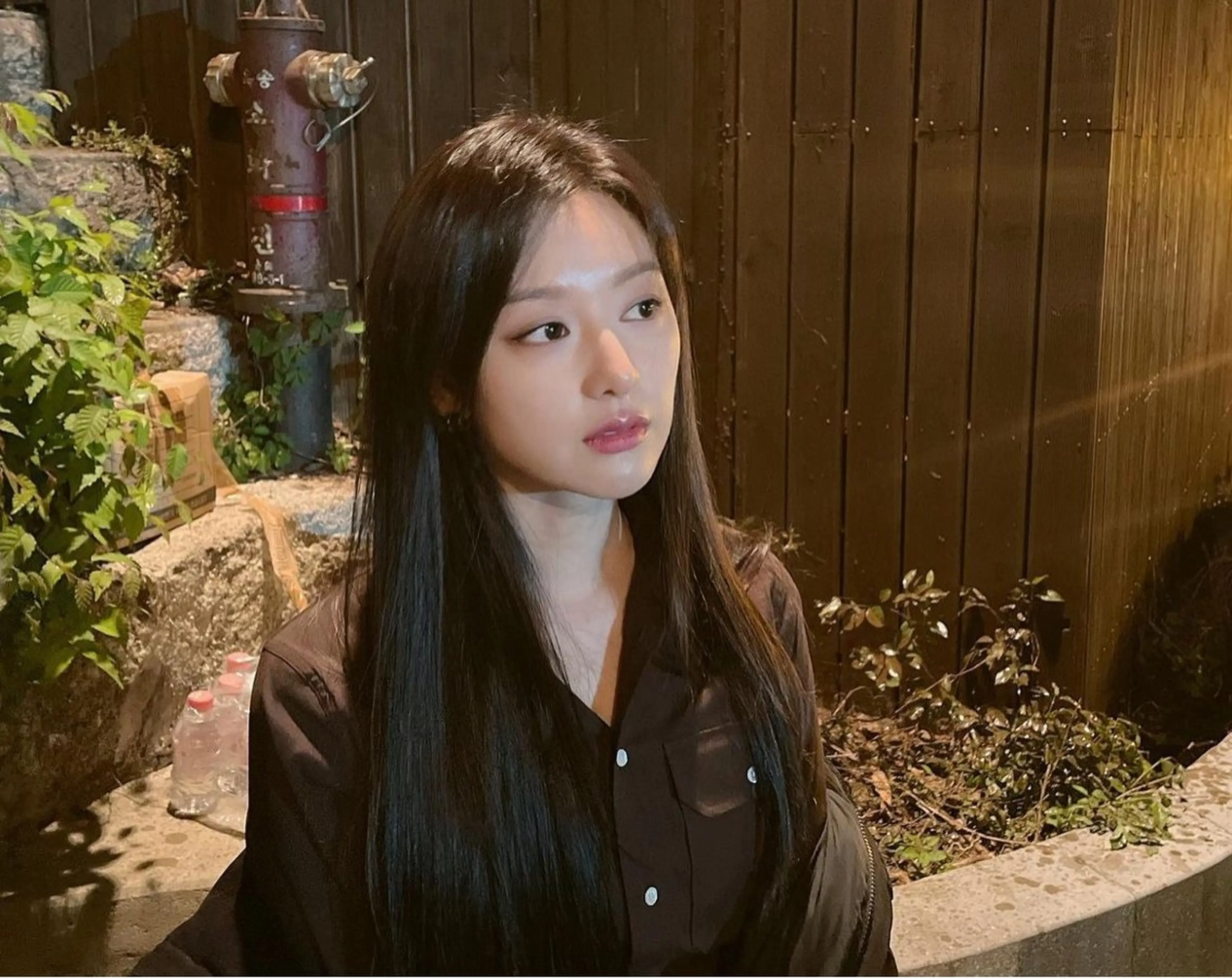 ロング カラー Gigi 代々木所属・りこ 🐈‍⬛韓国艶カラーのヘアスタイル