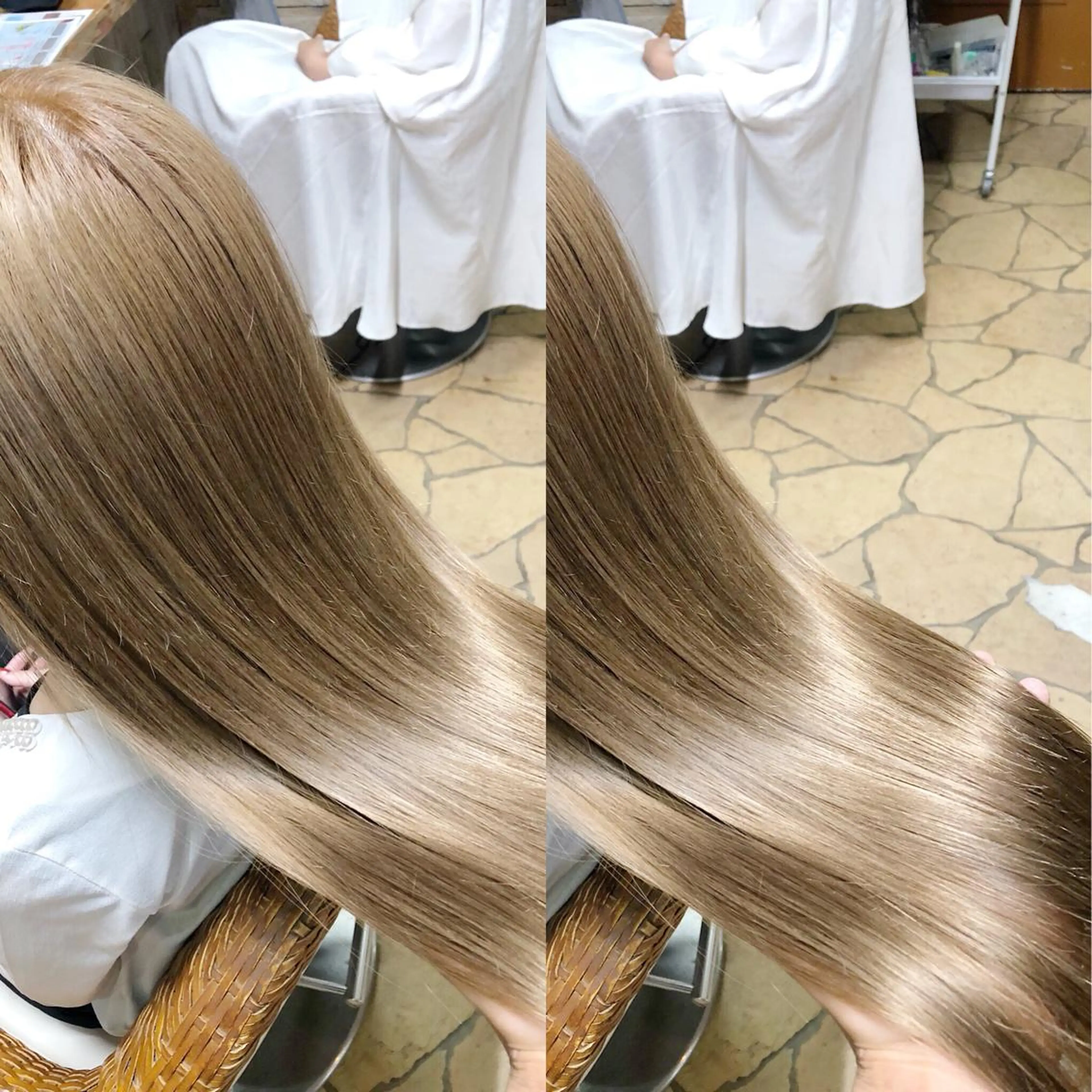 ロング カラー kr2s アメ村のヘアスタイル